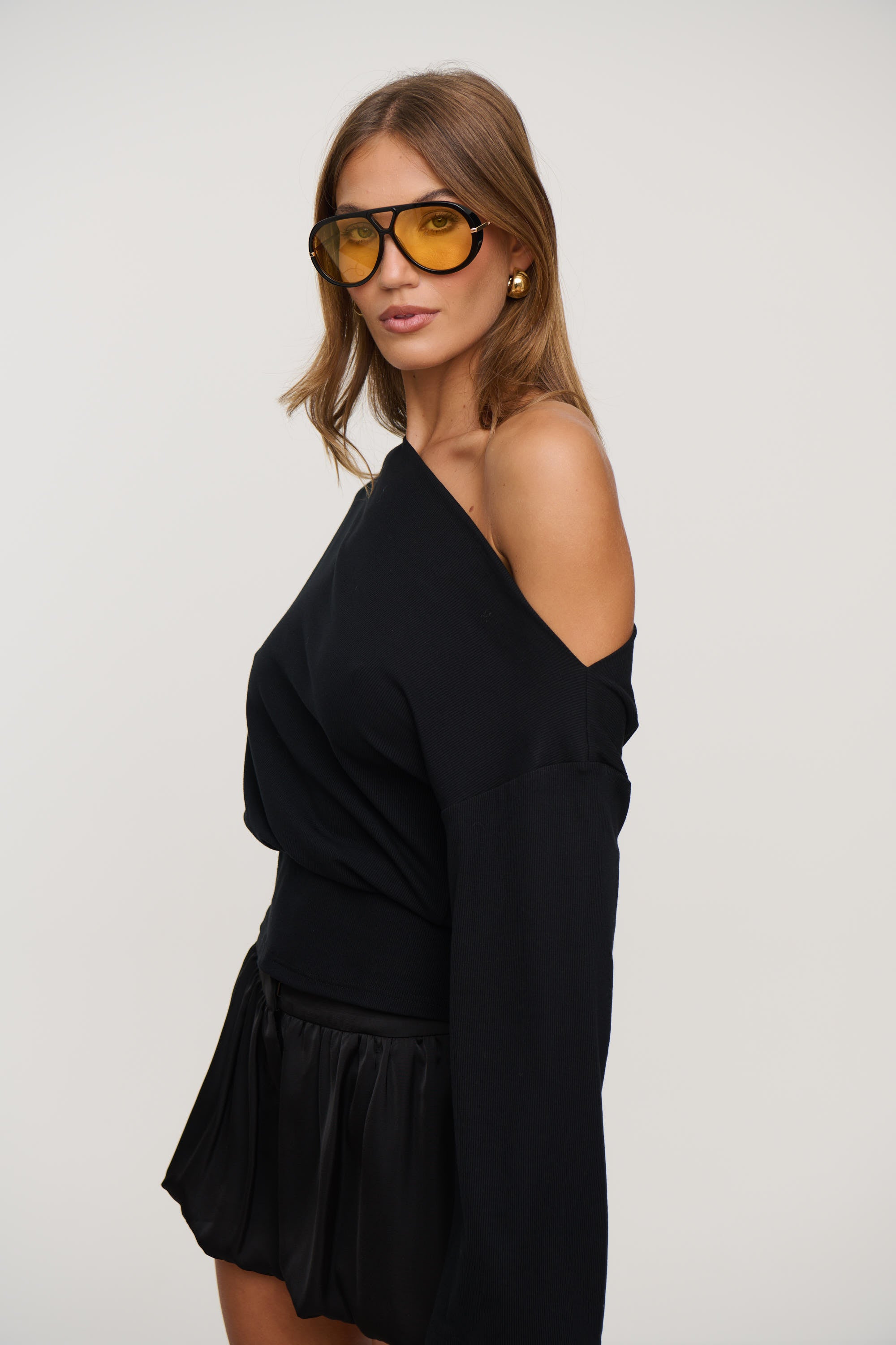 Flynn Top Black