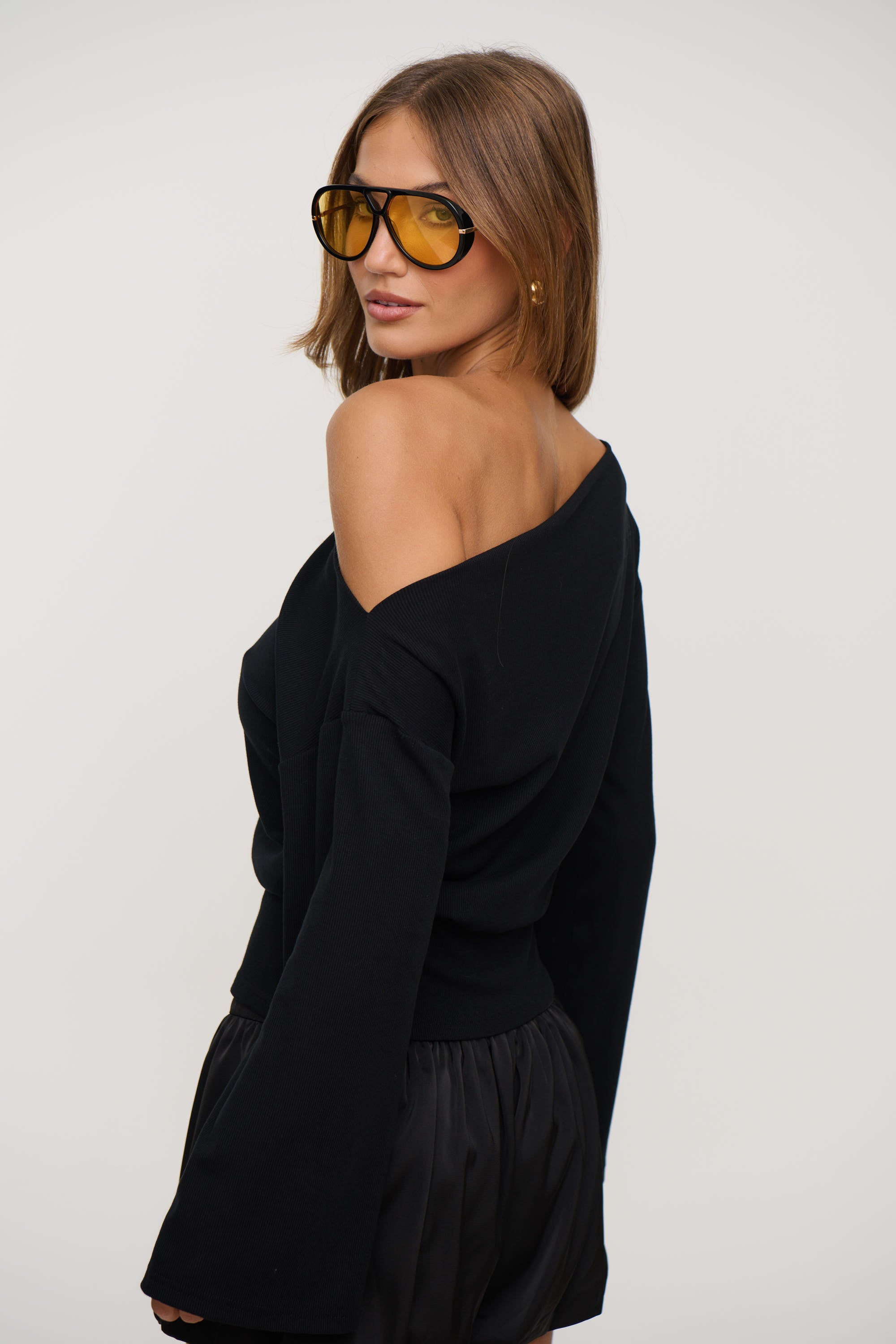 Flynn Top Black