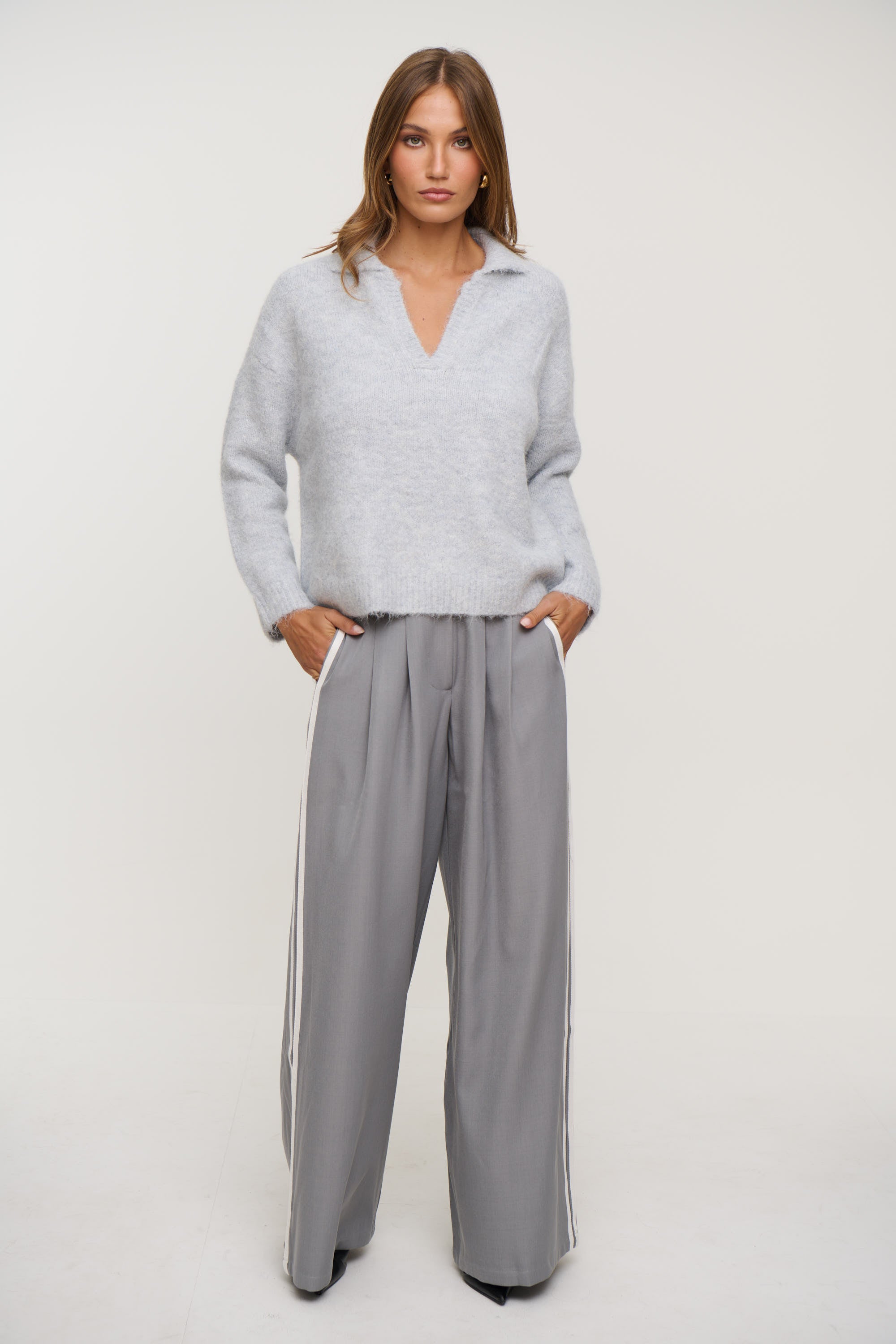 Wren Knit Jumper Grey