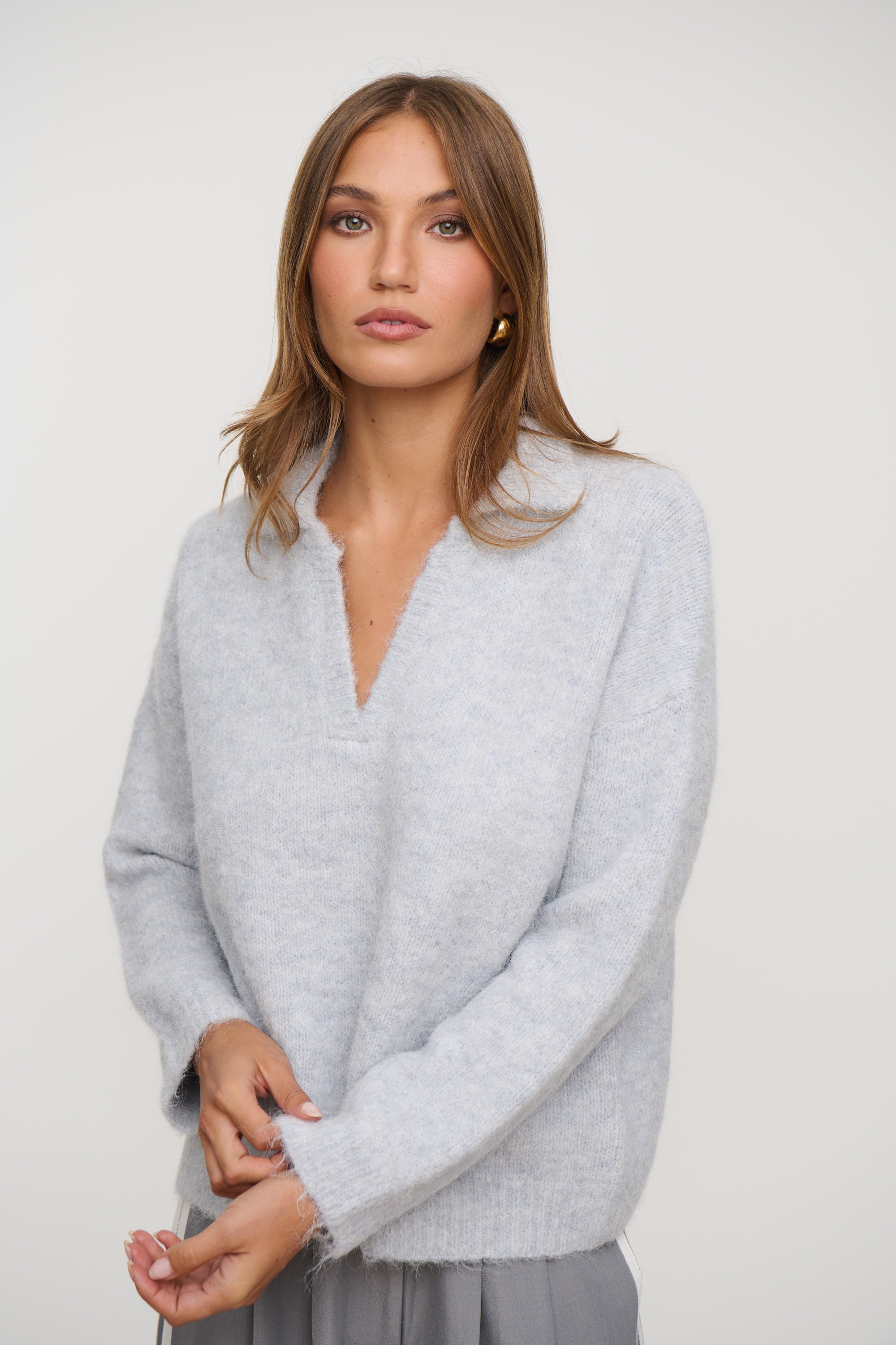 Wren Knit Jumper Grey