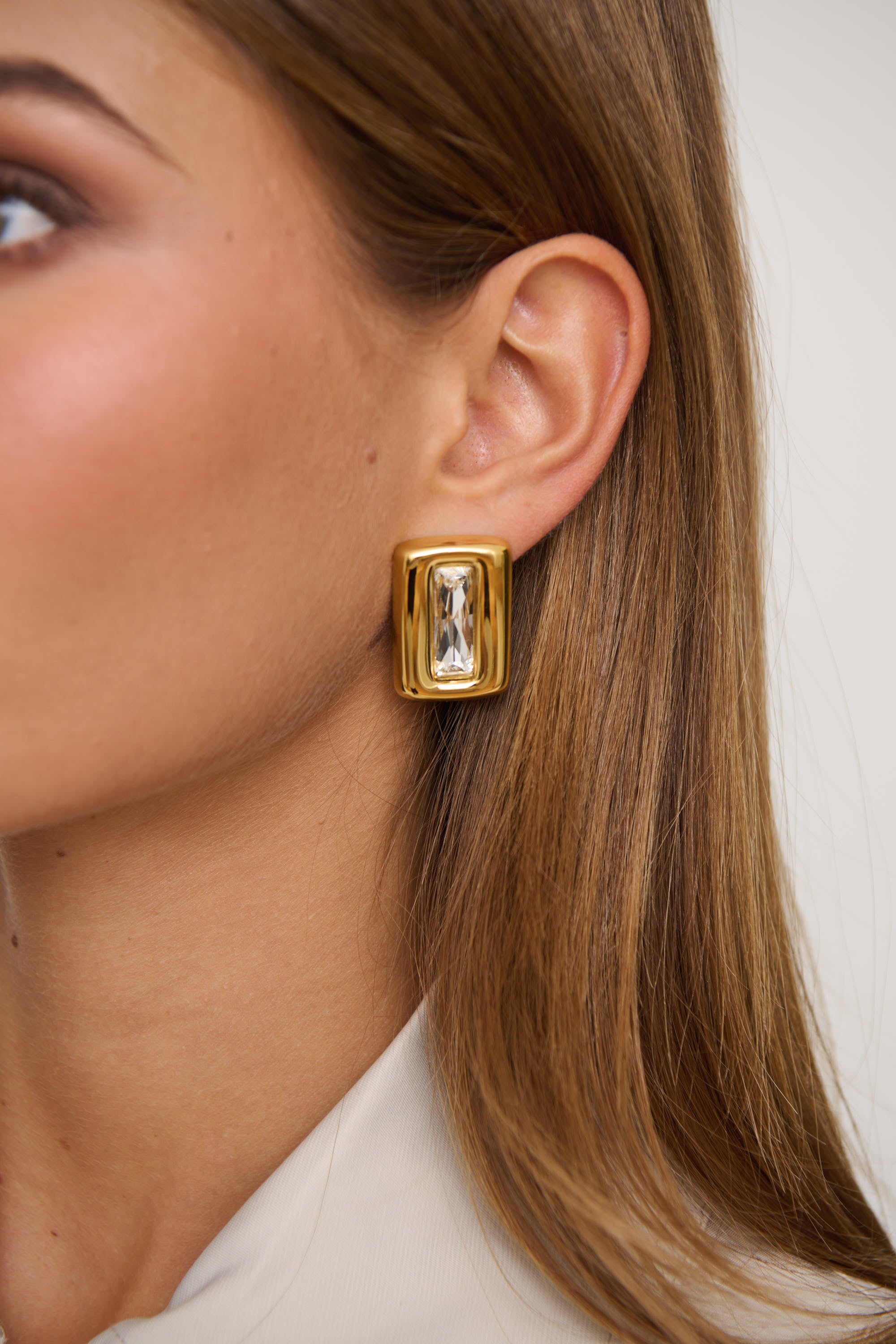 Calista Statement Earring Gold