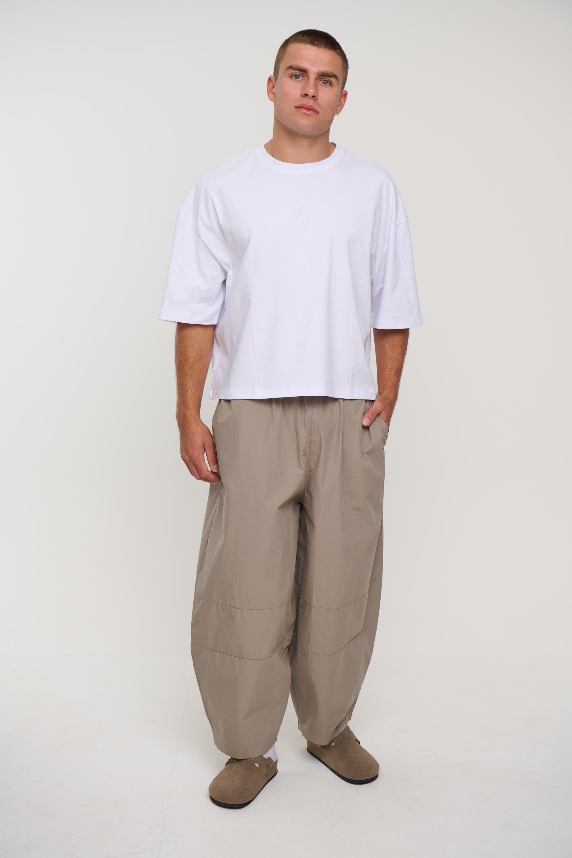 NTH Crop Box Tee White