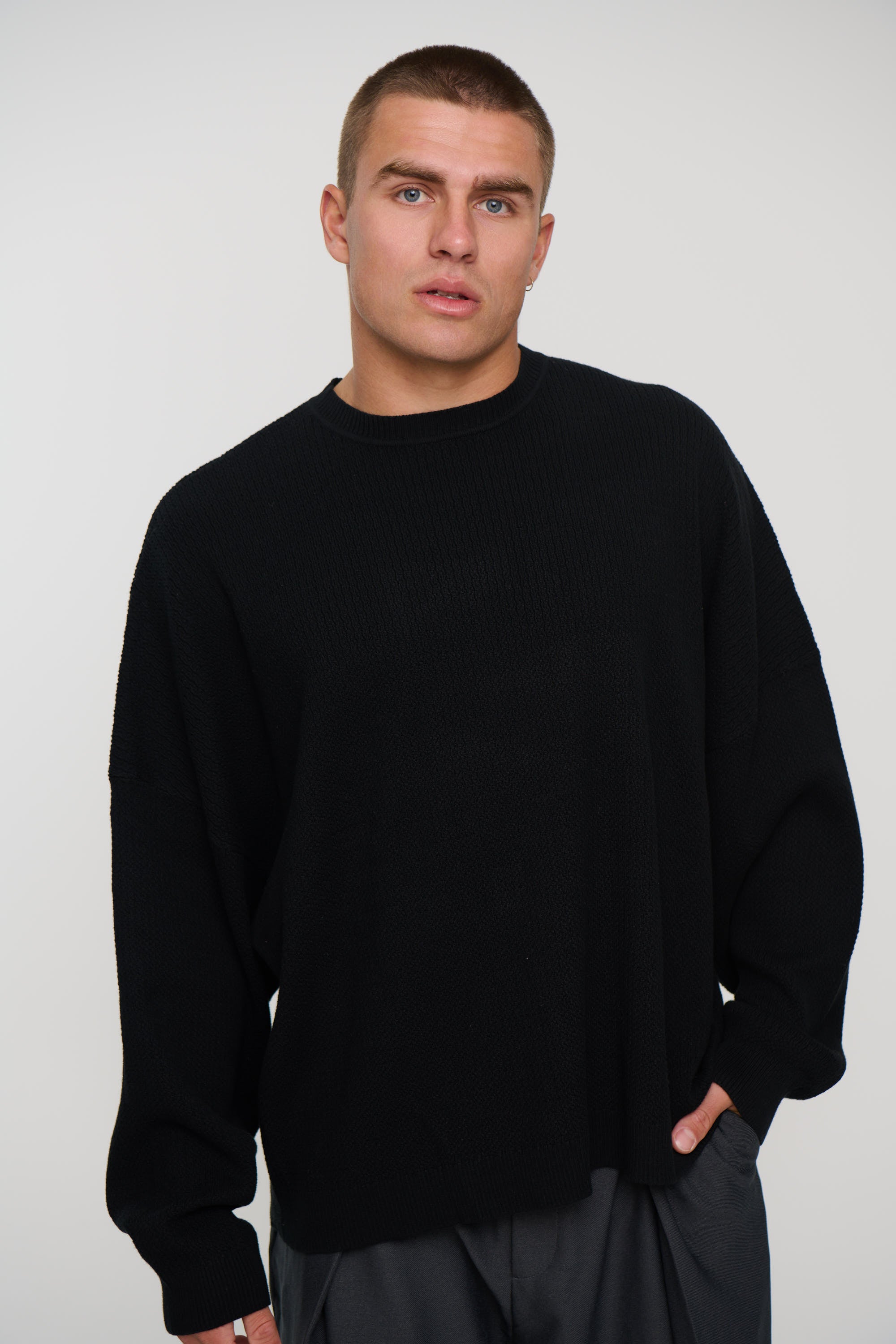 NTH Long Sleeve Knit Black