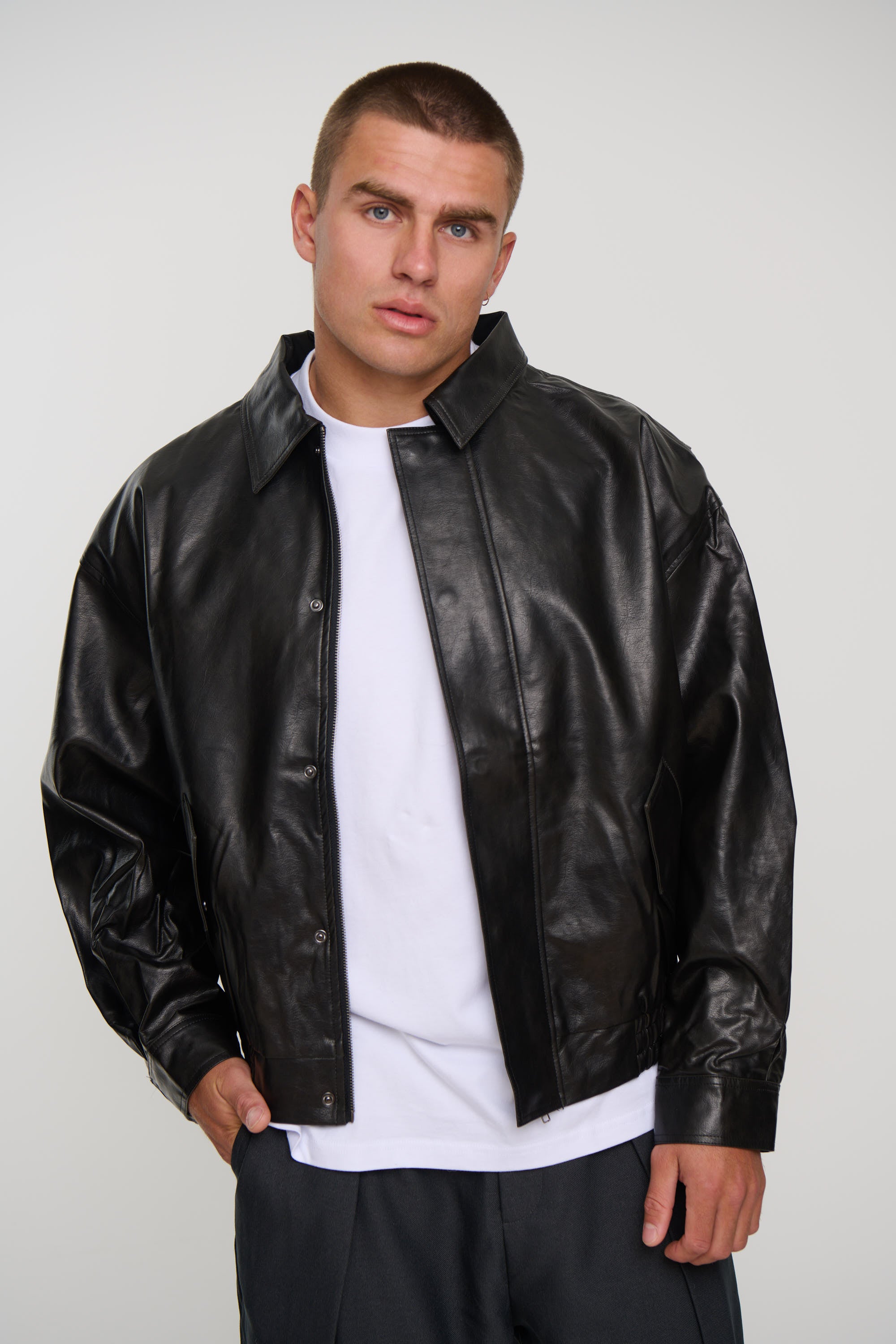 Bomber Jacket Vintage Black