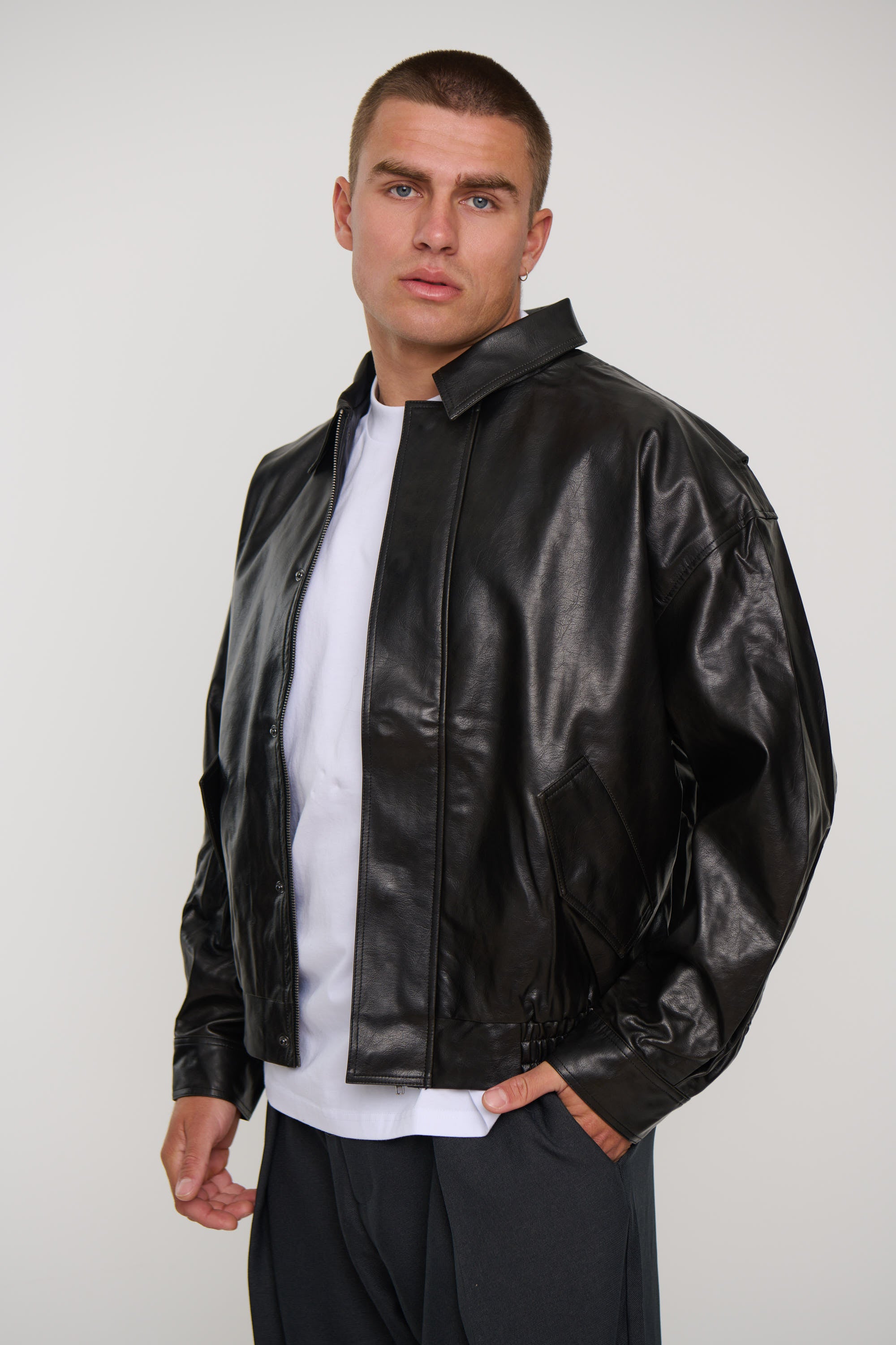 Bomber Jacket Vintage Black