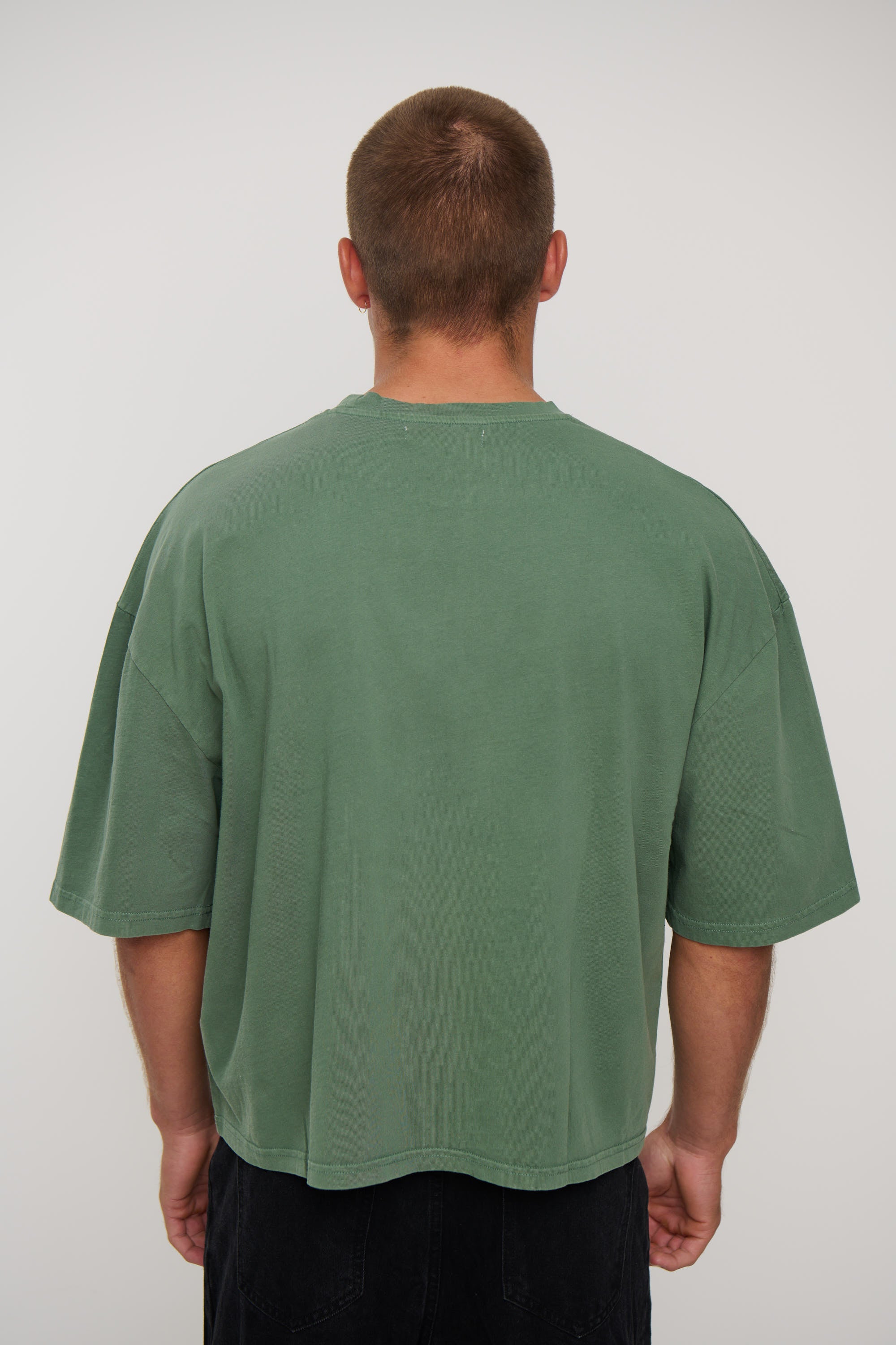 NTH Crop Box Tee Pine