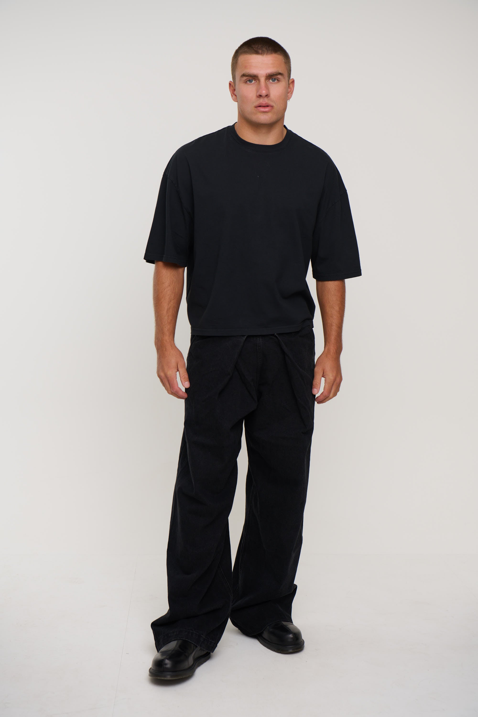 NTH Crop Box Tee Black