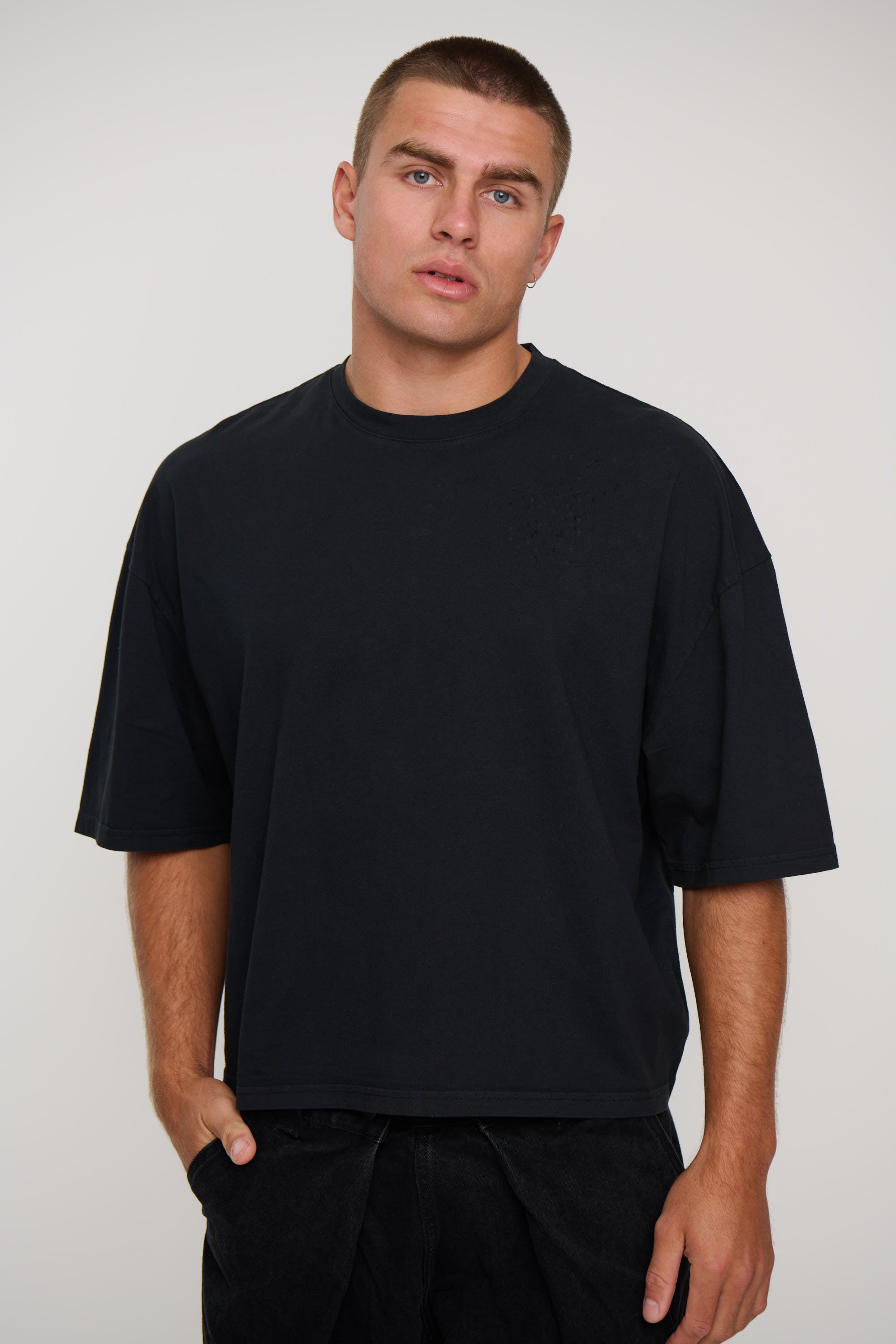 NTH Crop Box Tee Black