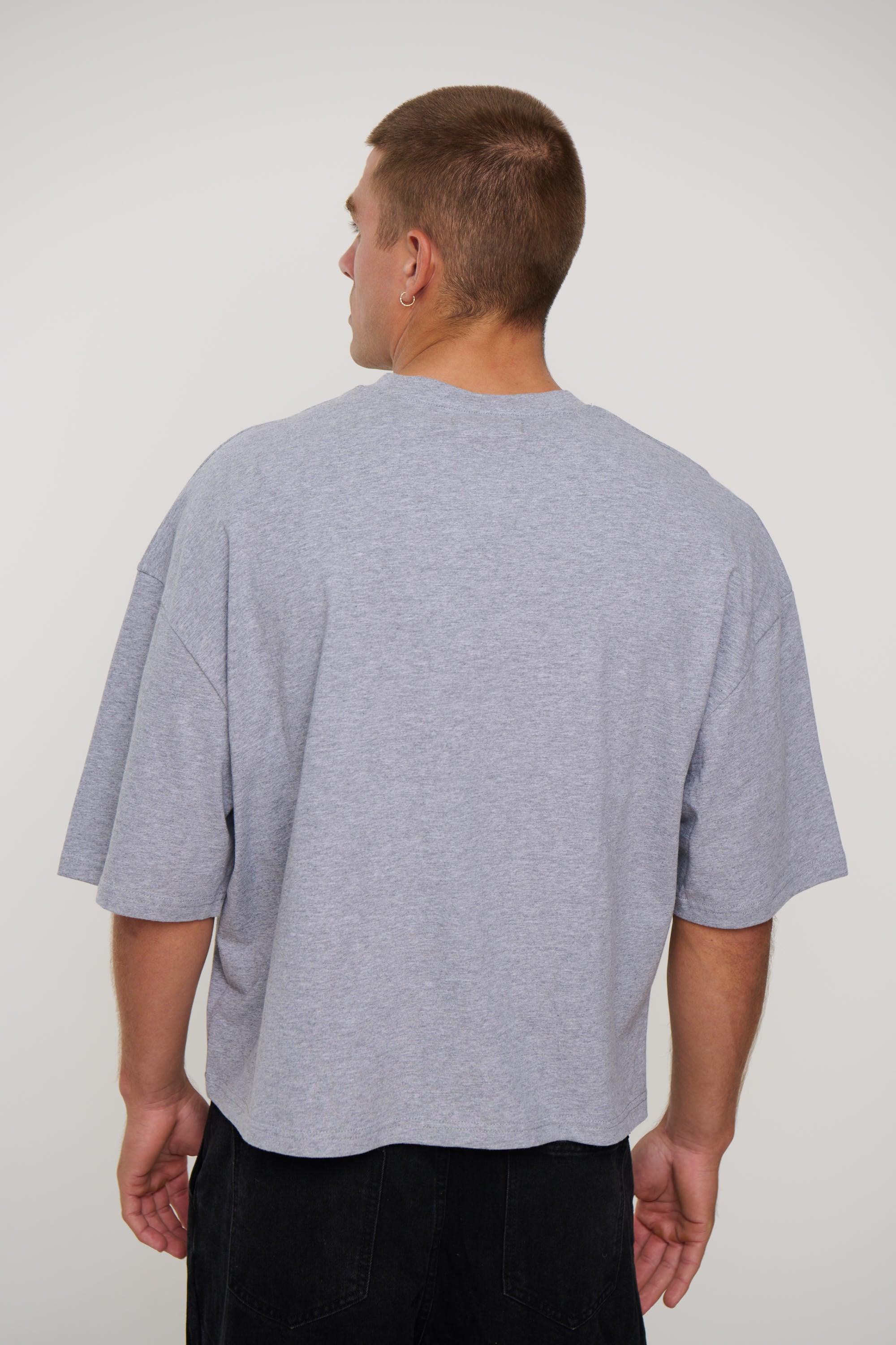 NTH Crop Box Tee Grey