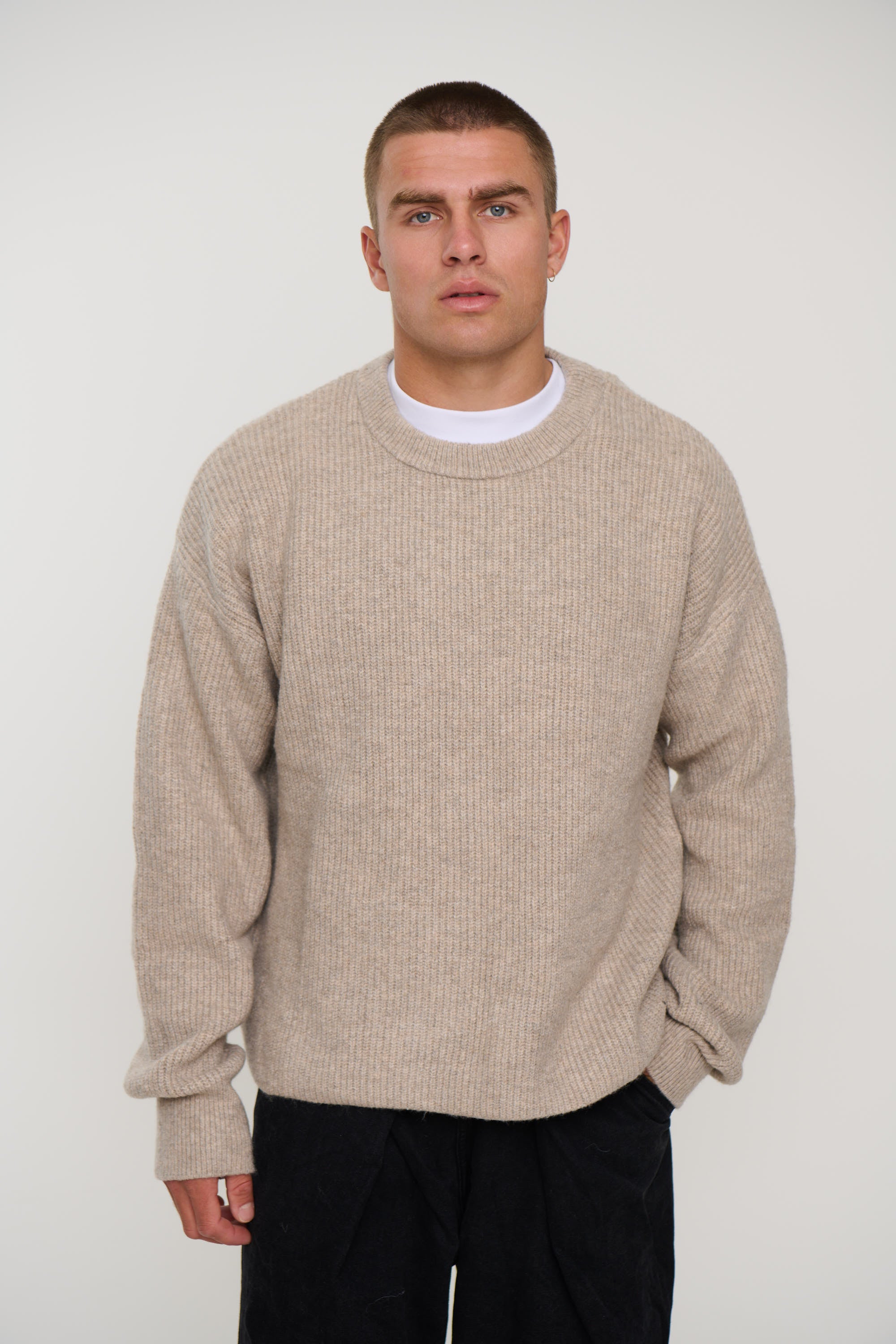 Slouch Knit Light Tan