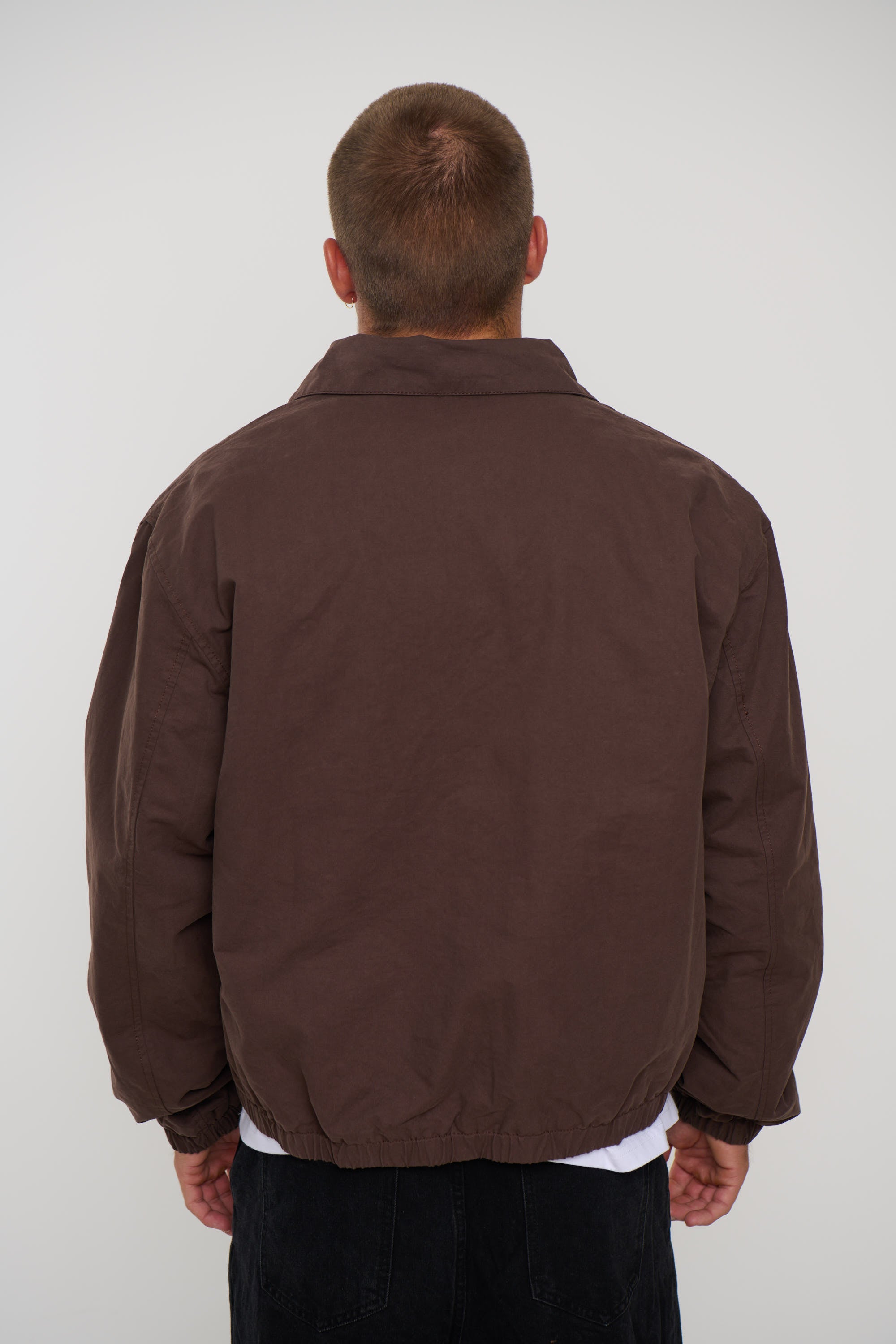 Charlie Soft Cotton Bomber Choc
