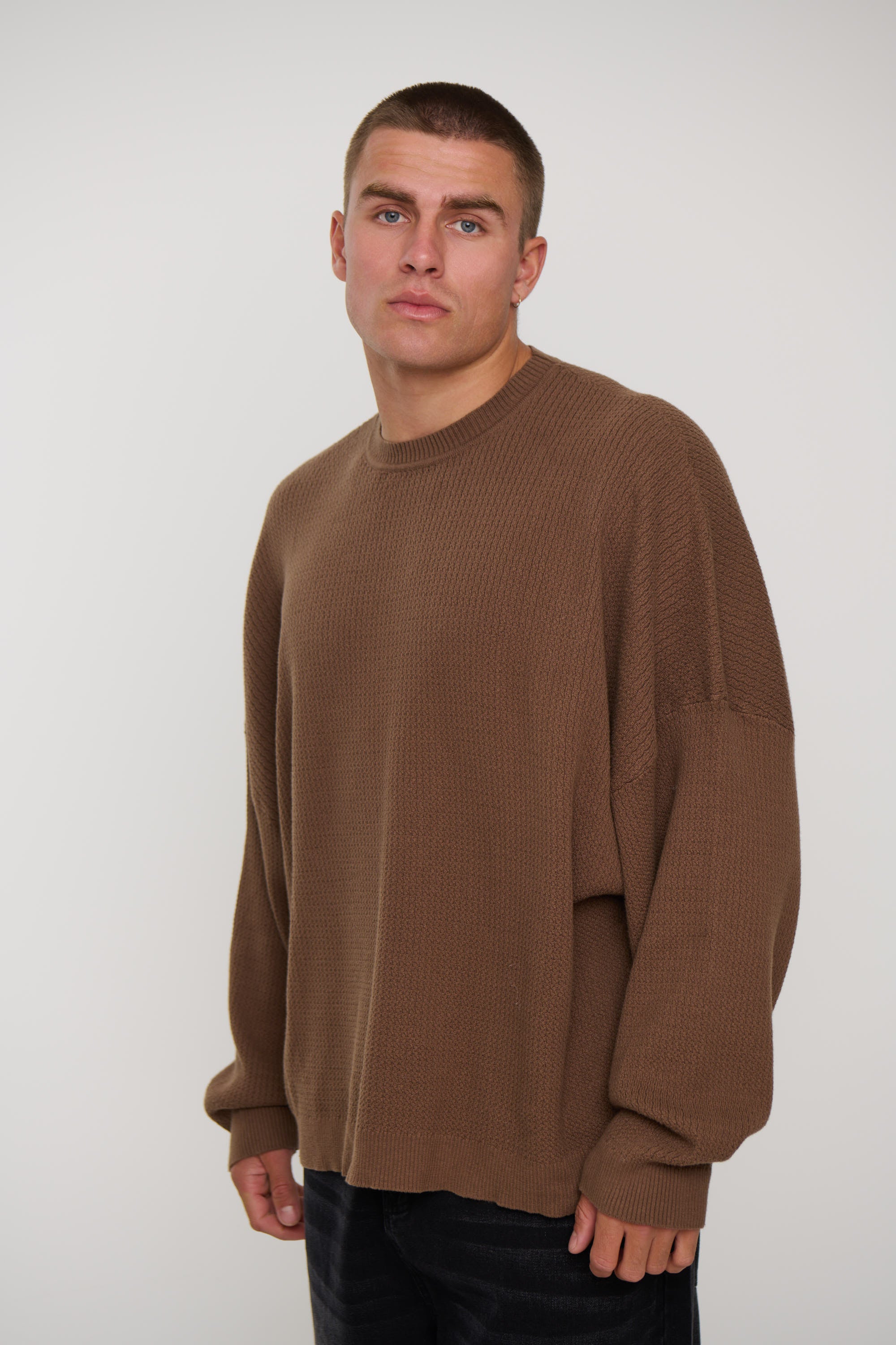 Lightweight Texture Sweat Choc