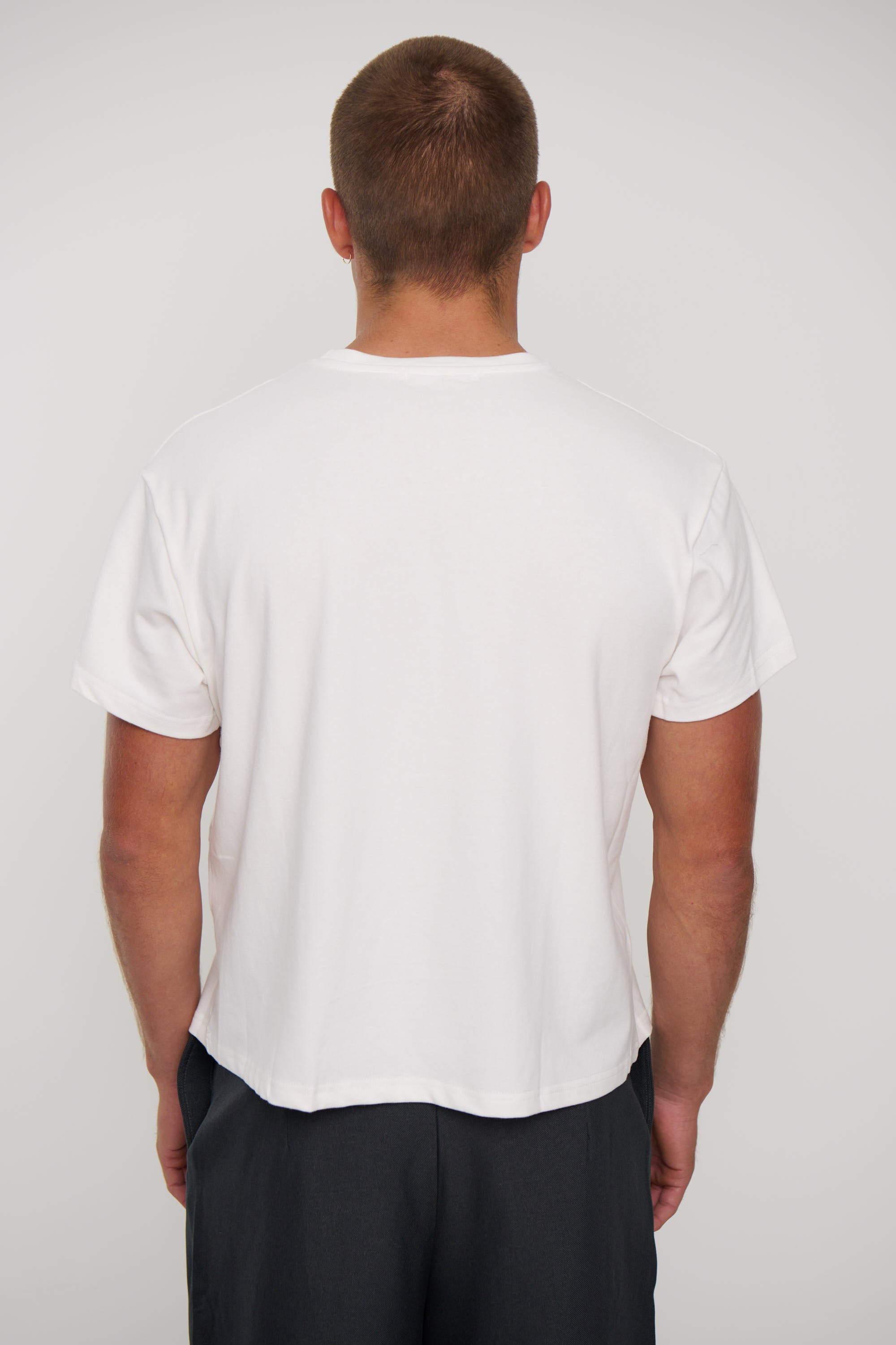 Roland Stretch Tee White
