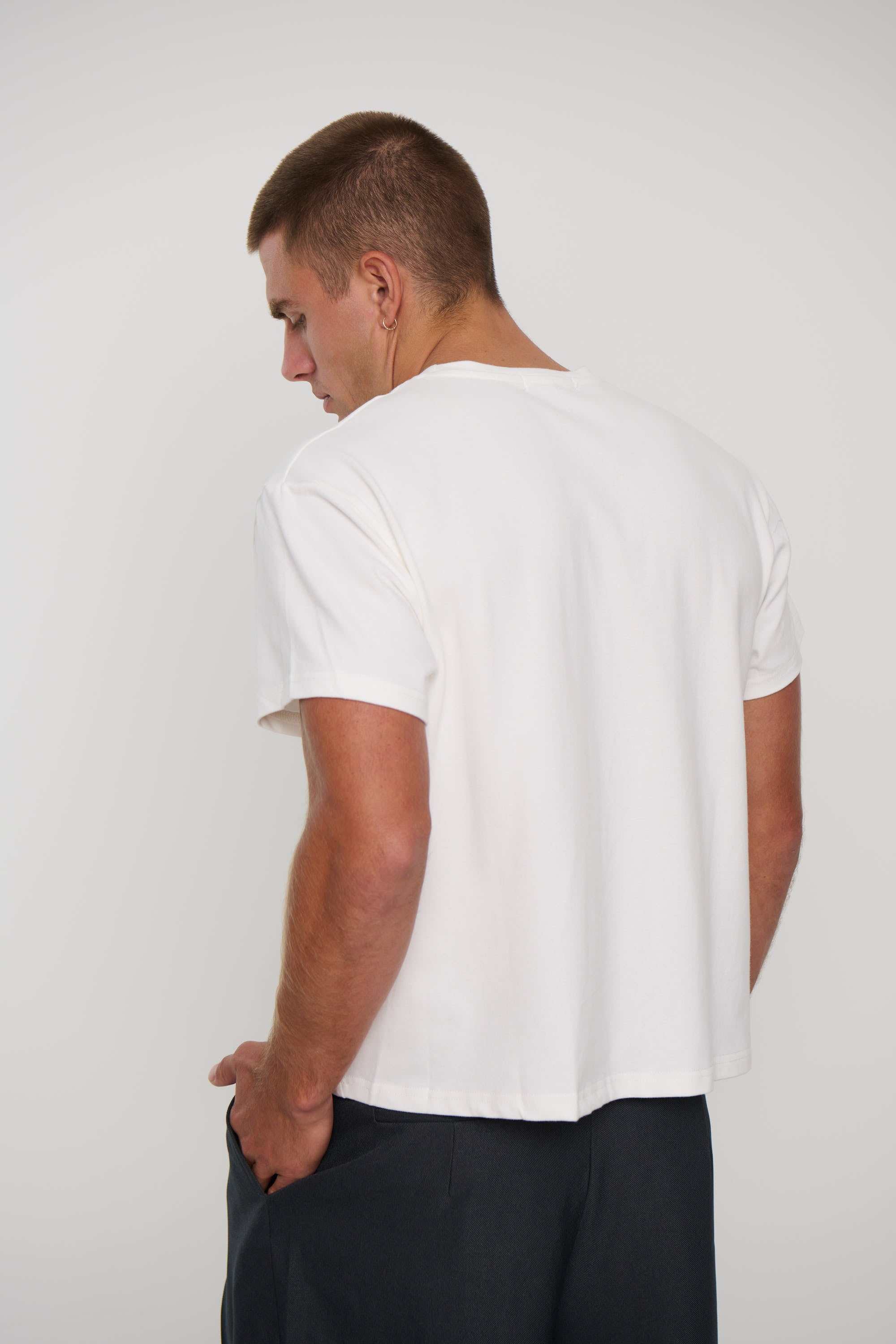 Roland Stretch Tee White