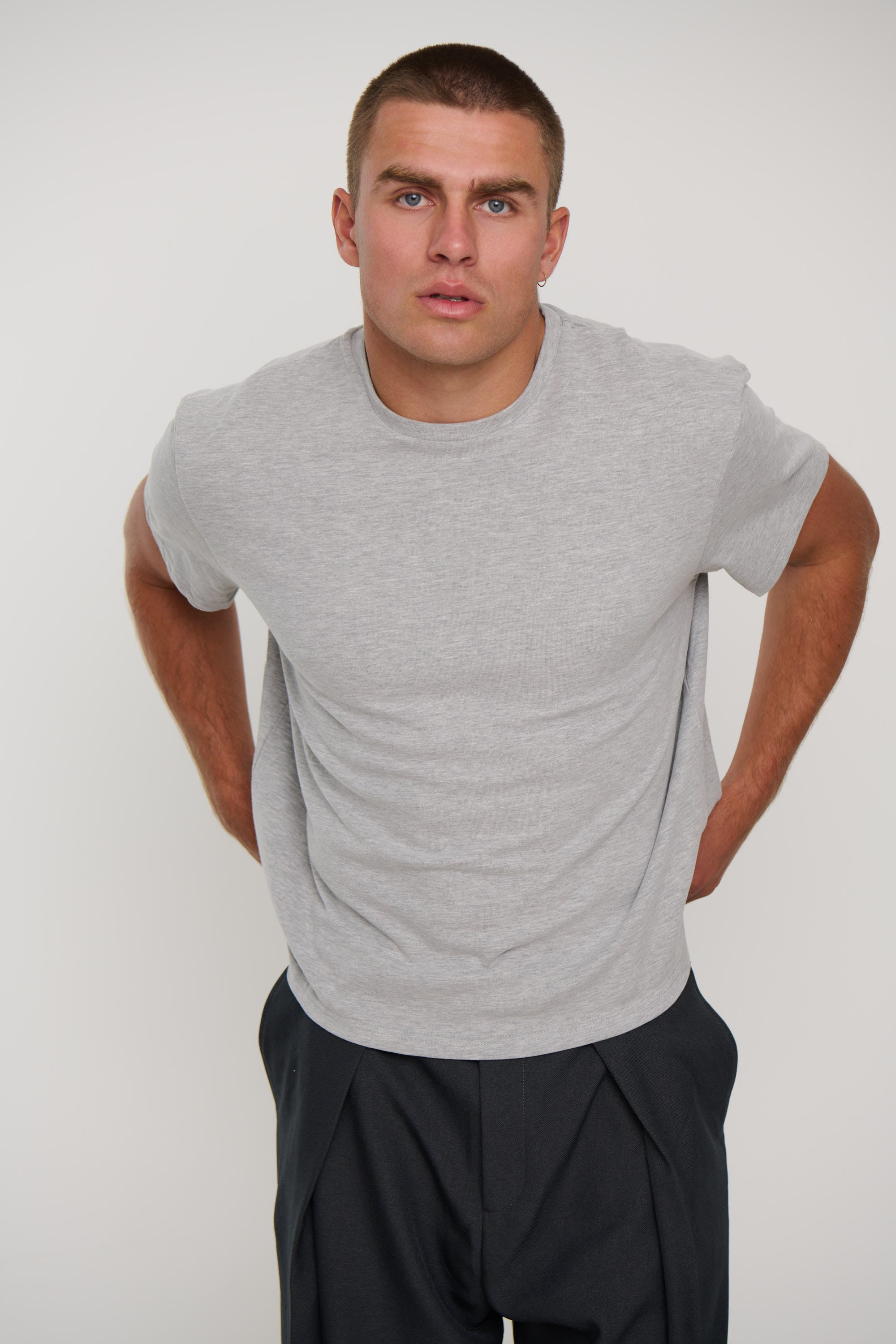Roland Stretch Tee Grey
