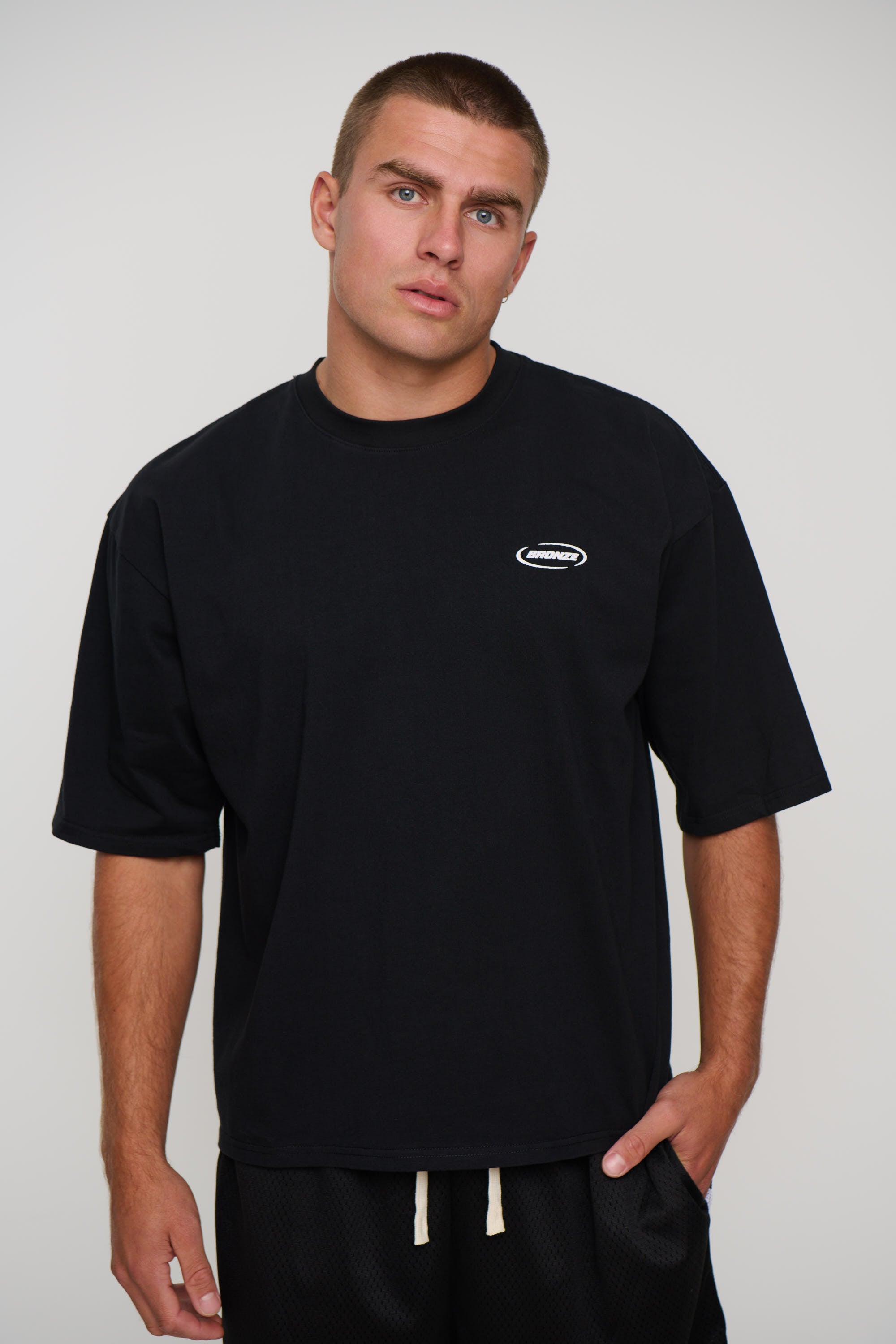 Riley Logo Tee Black