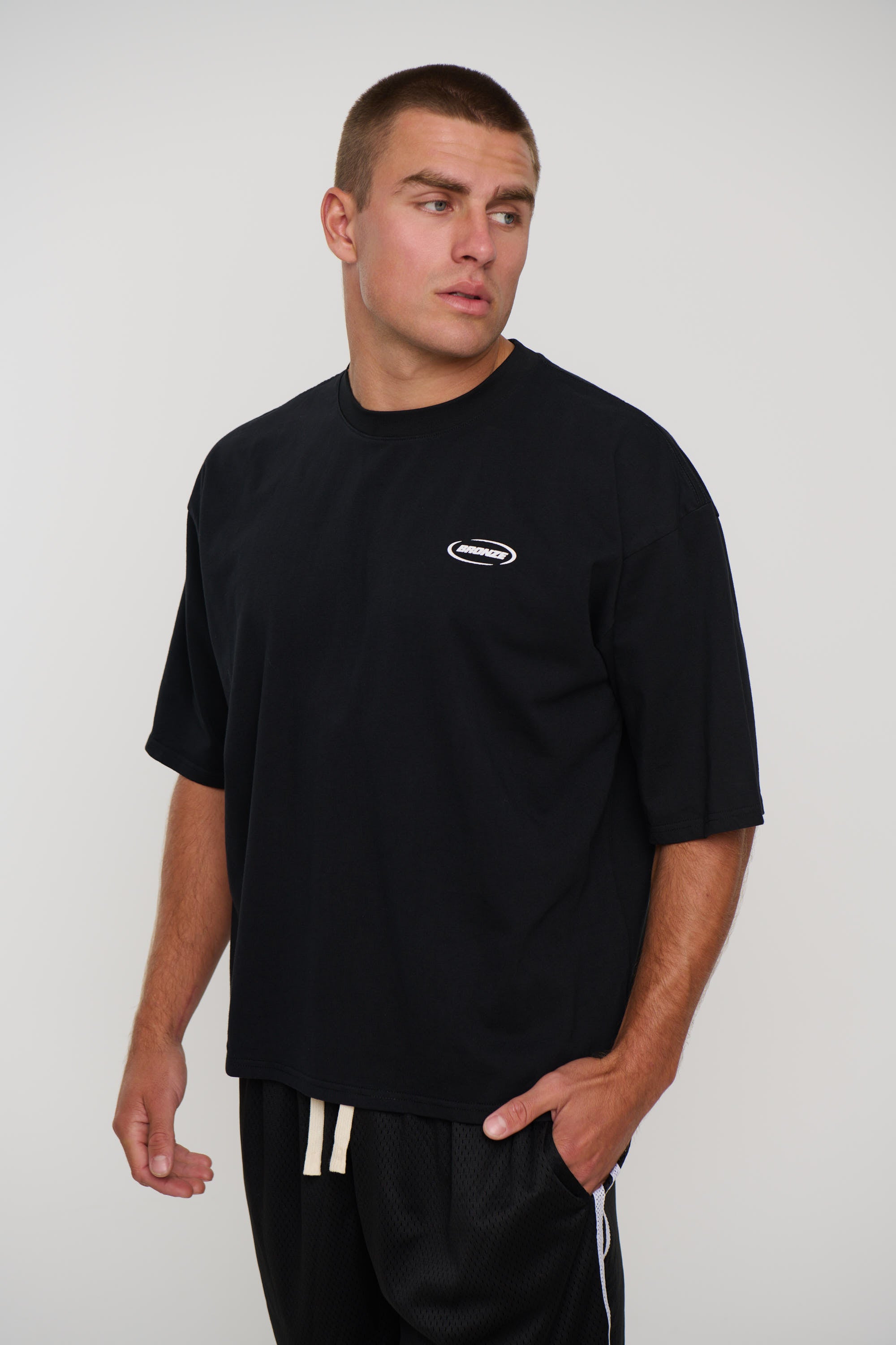 Riley Logo Tee Black