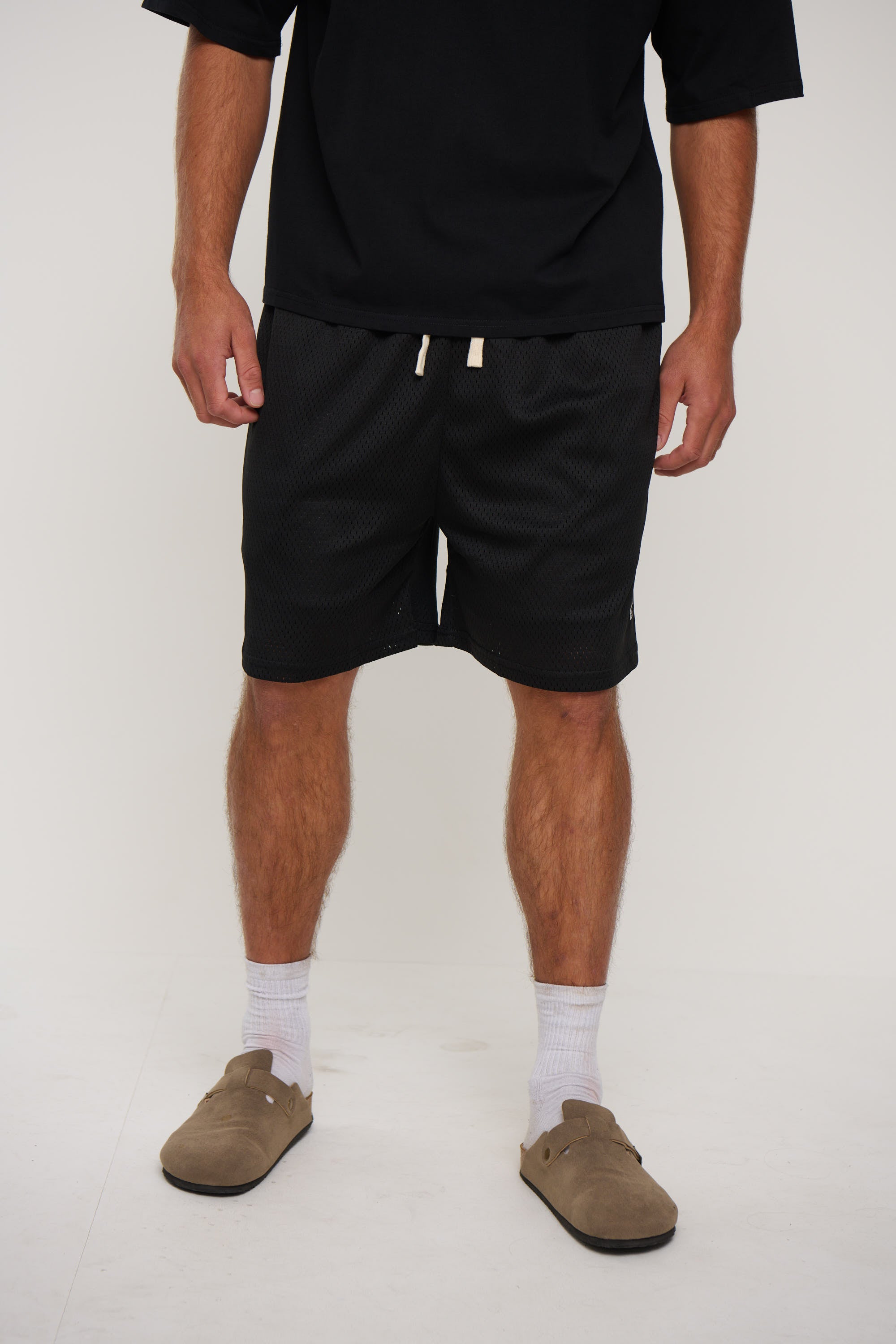 Julian Mesh Short Black