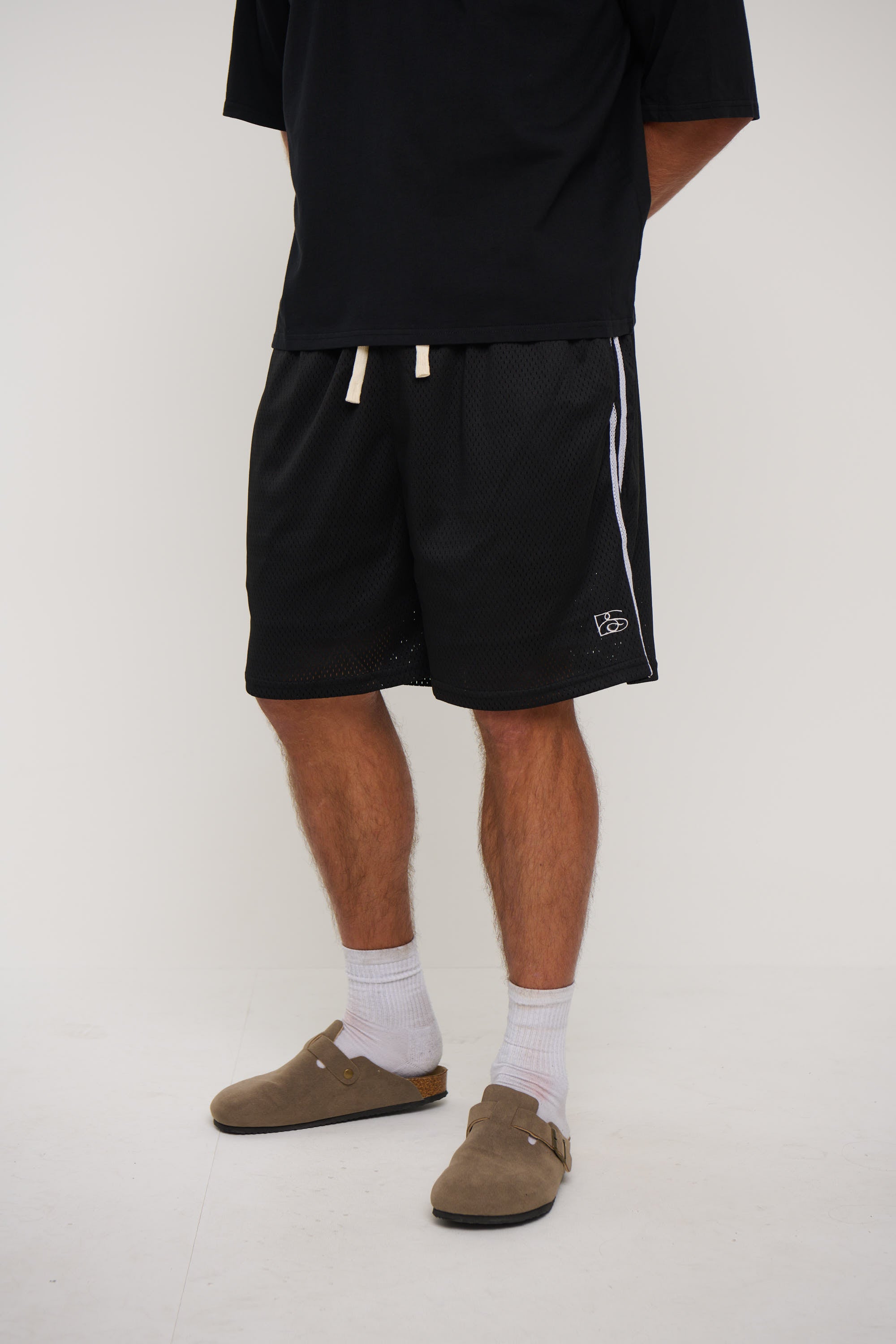 Julian Mesh Short Black