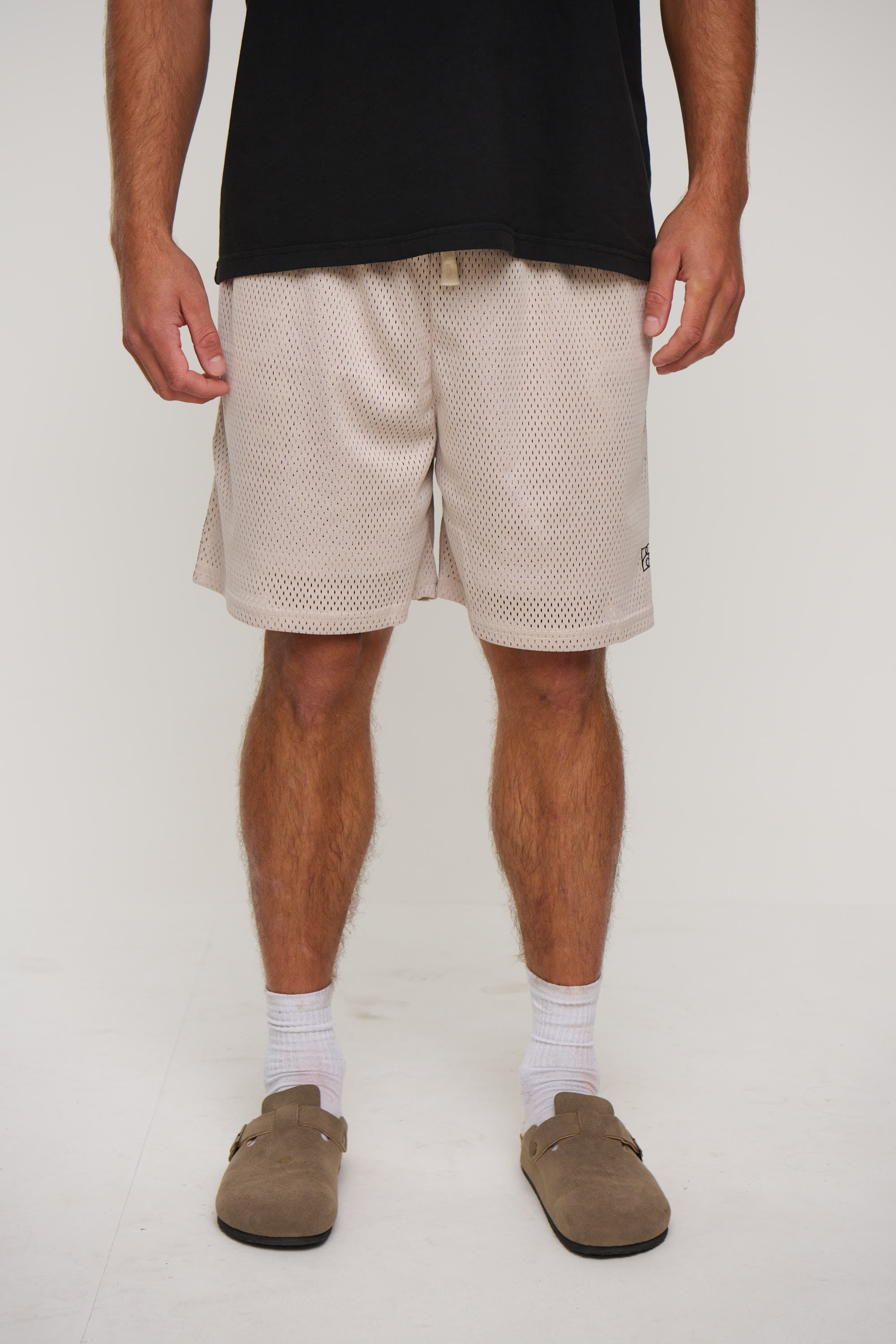 Julian Mesh Short Beige