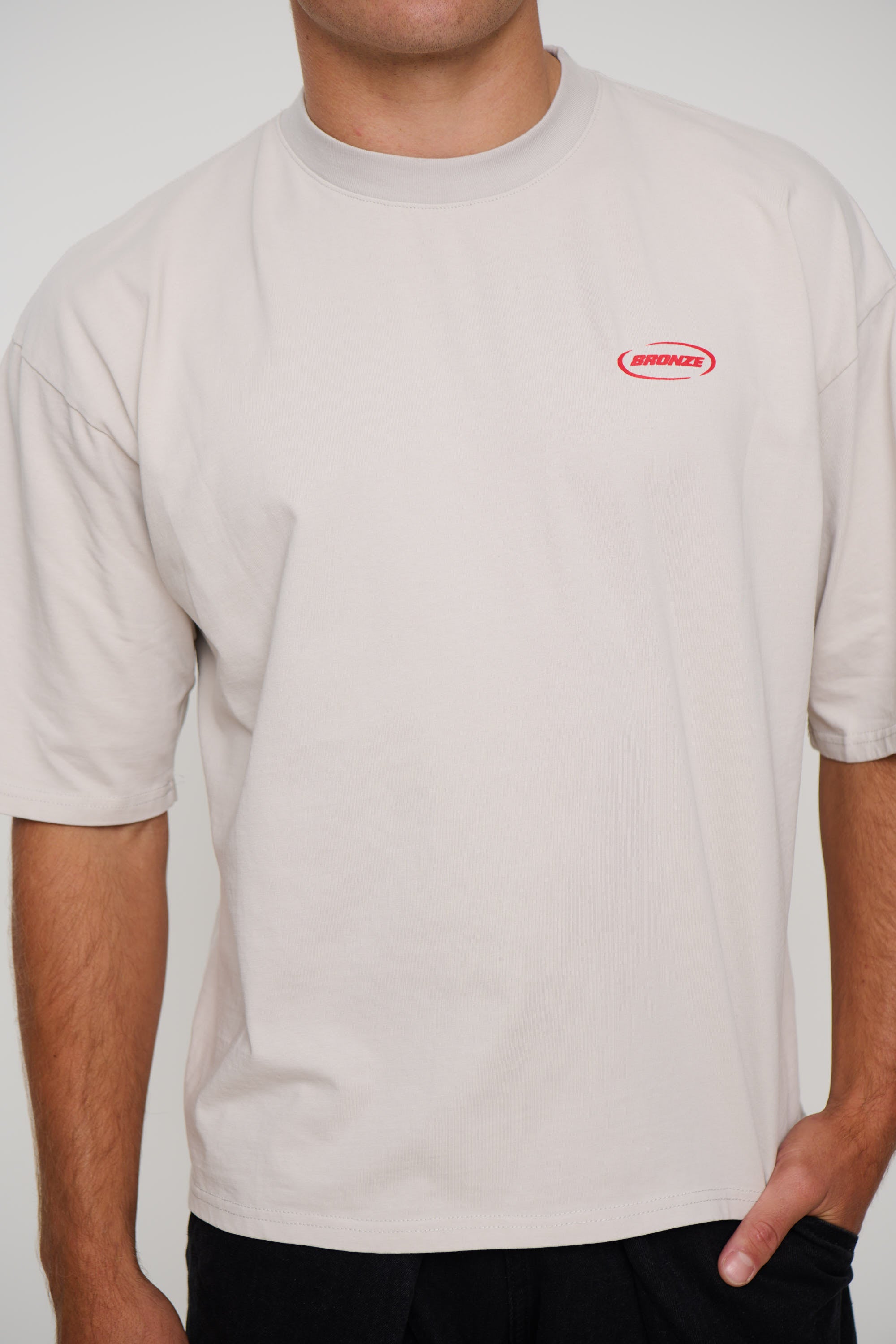 Riley Logo Tee Ivory