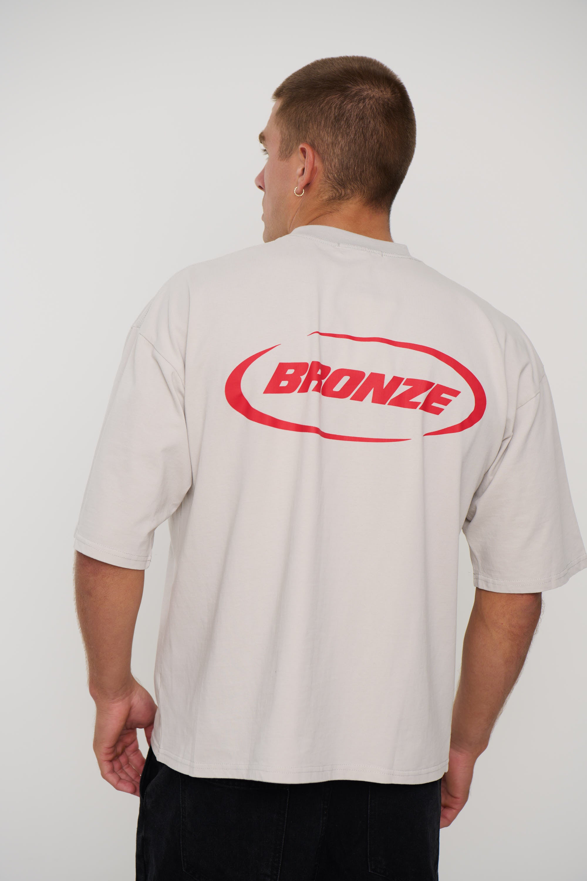 Riley Logo Tee Ivory