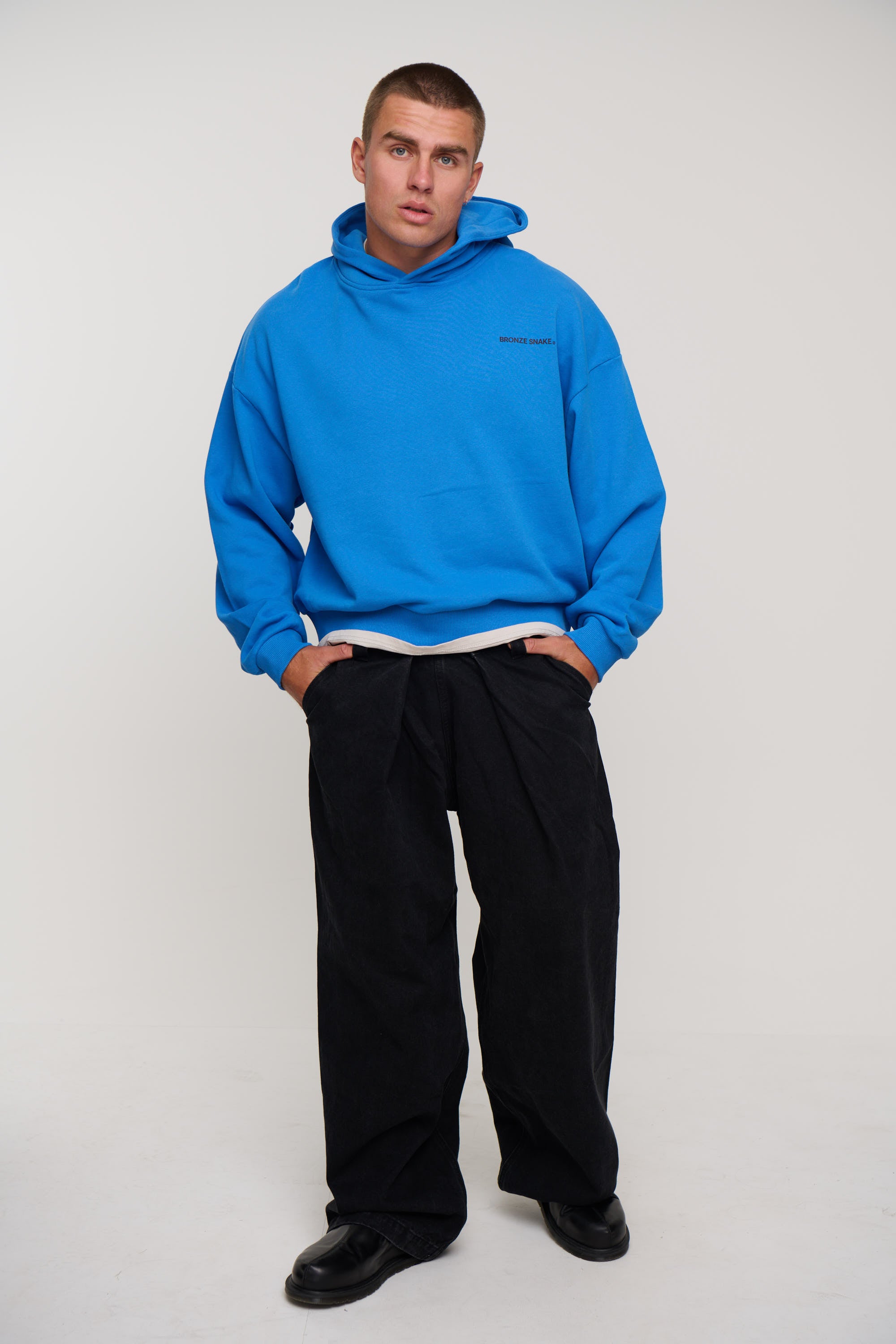 Logo Hoodie Cobalt Blue