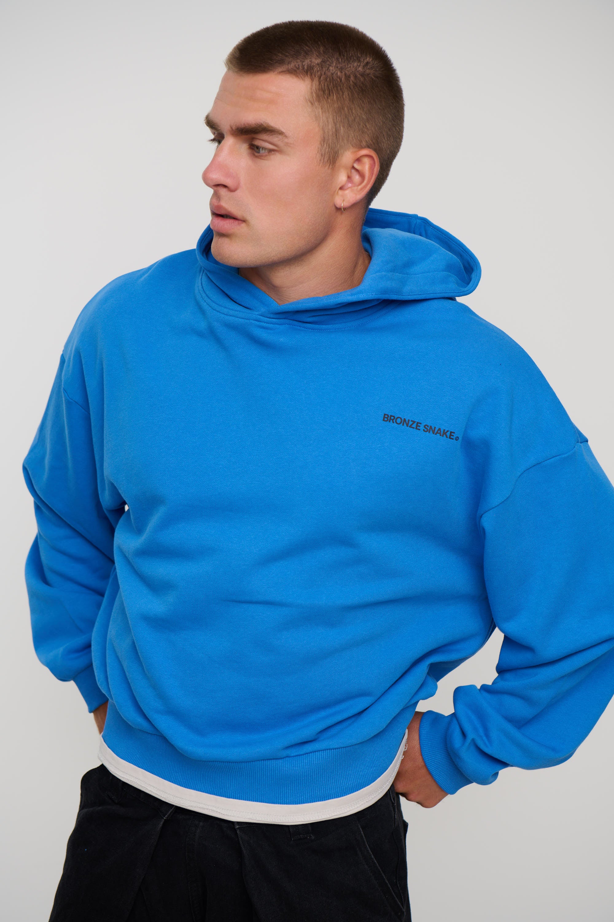 Logo Hoodie Cobalt Blue