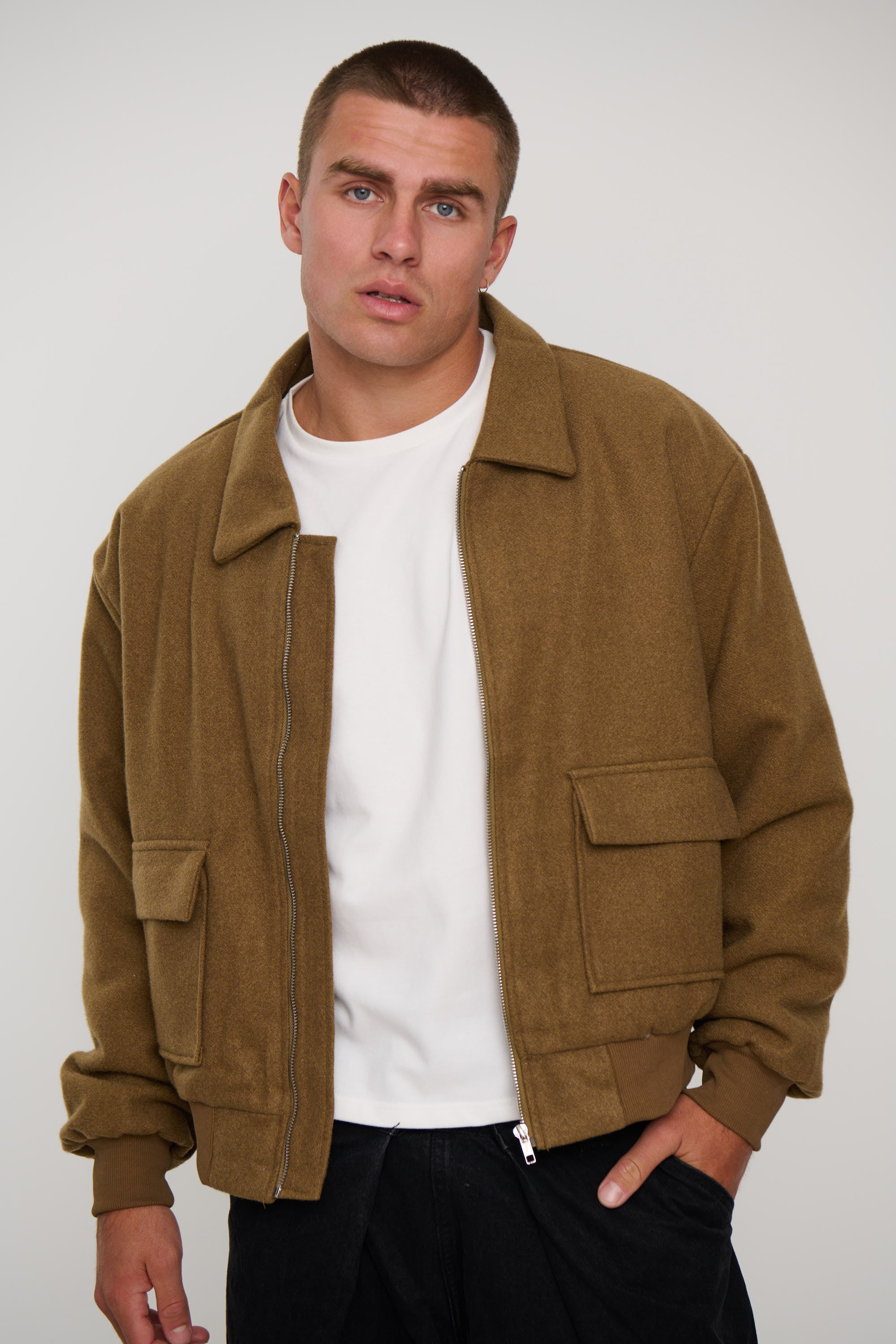 Pauly Lined Jacket Army