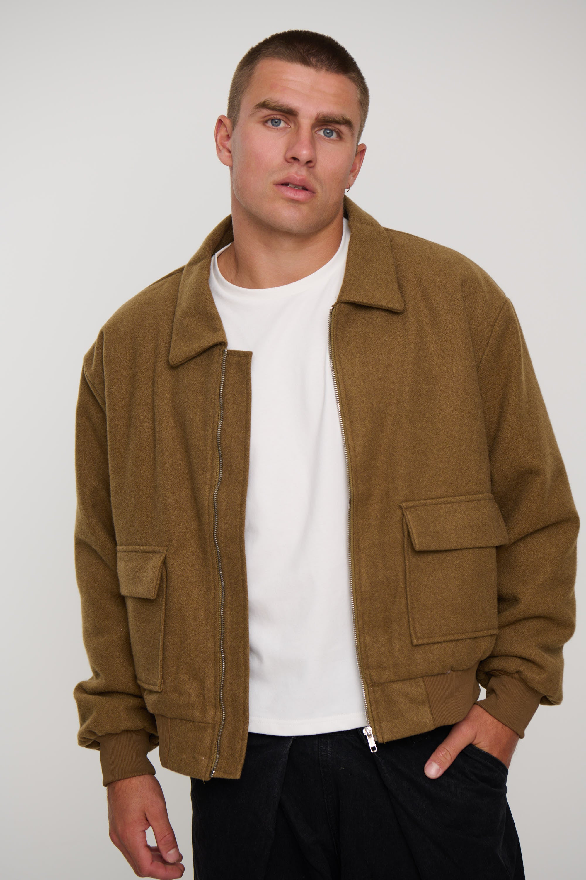 Pauly Lined Jacket Army