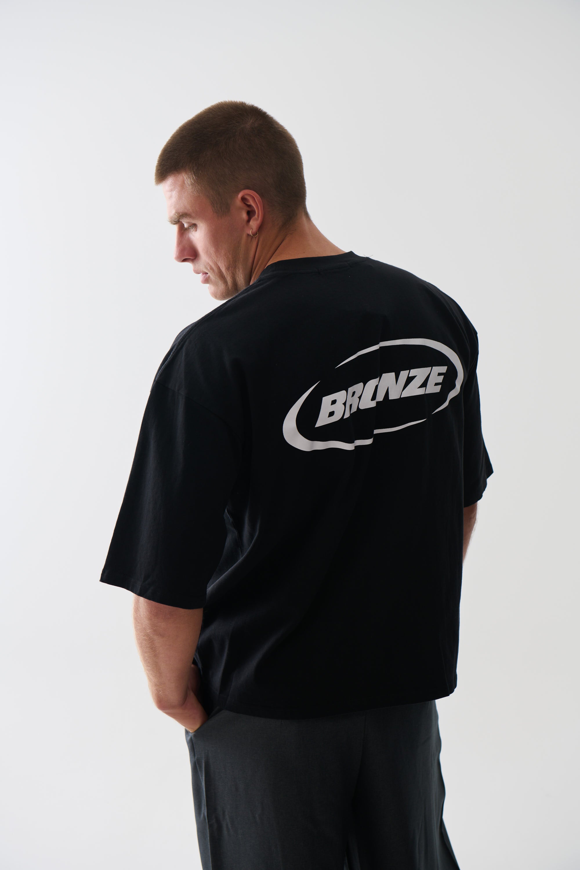 Riley Logo Tee Black