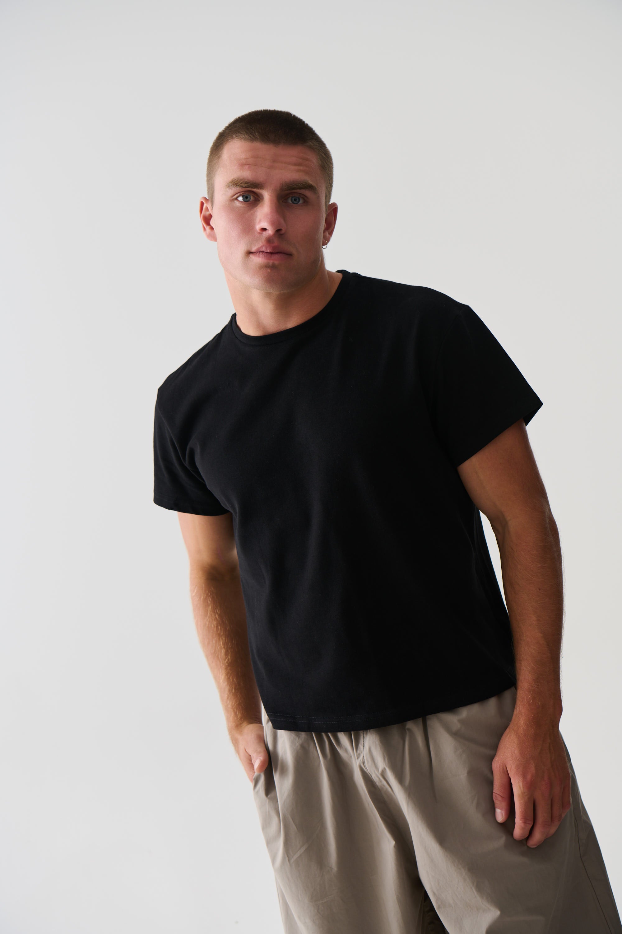 Roland Stretch Tee Black