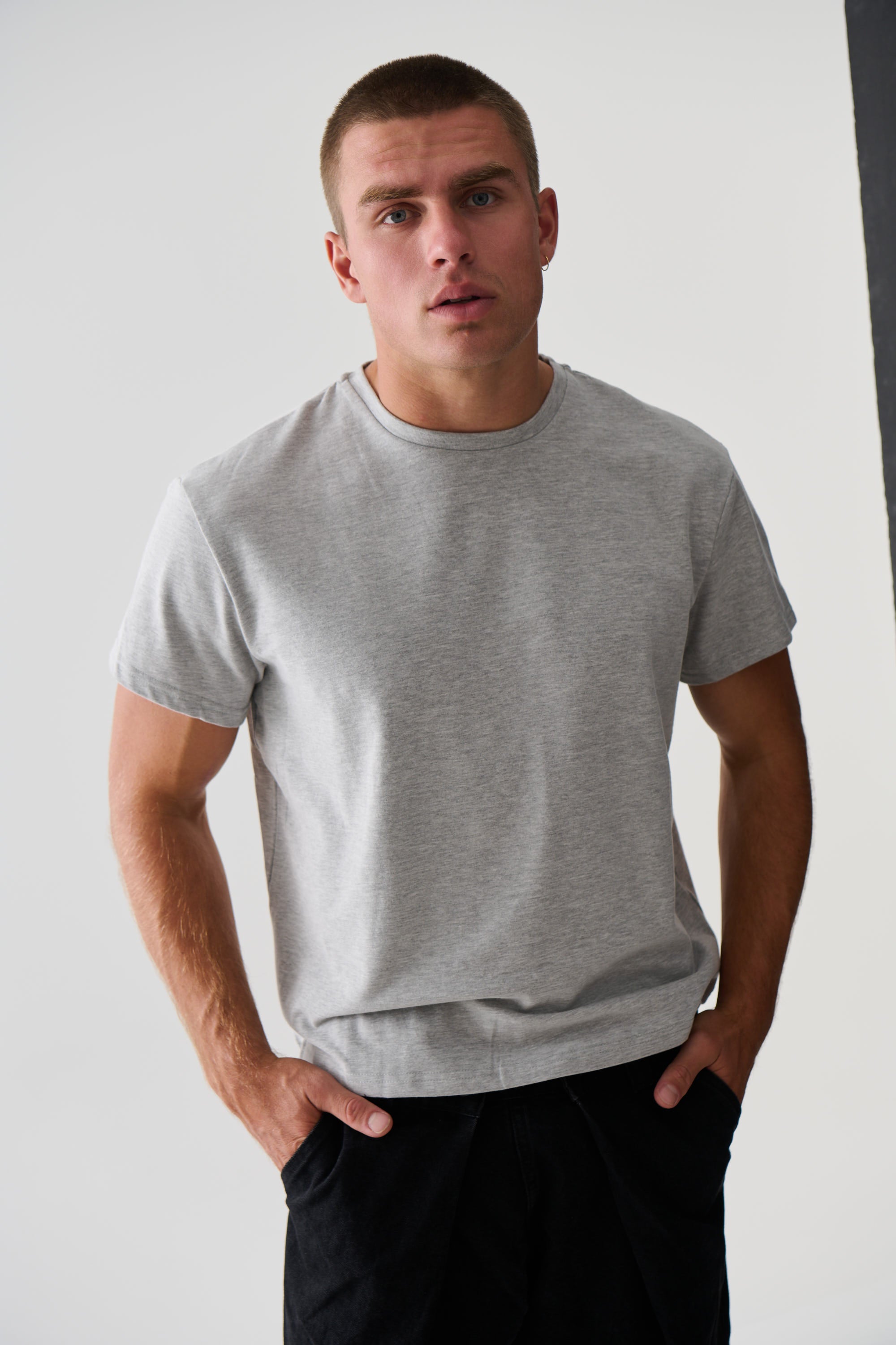 Roland Stretch Tee Grey