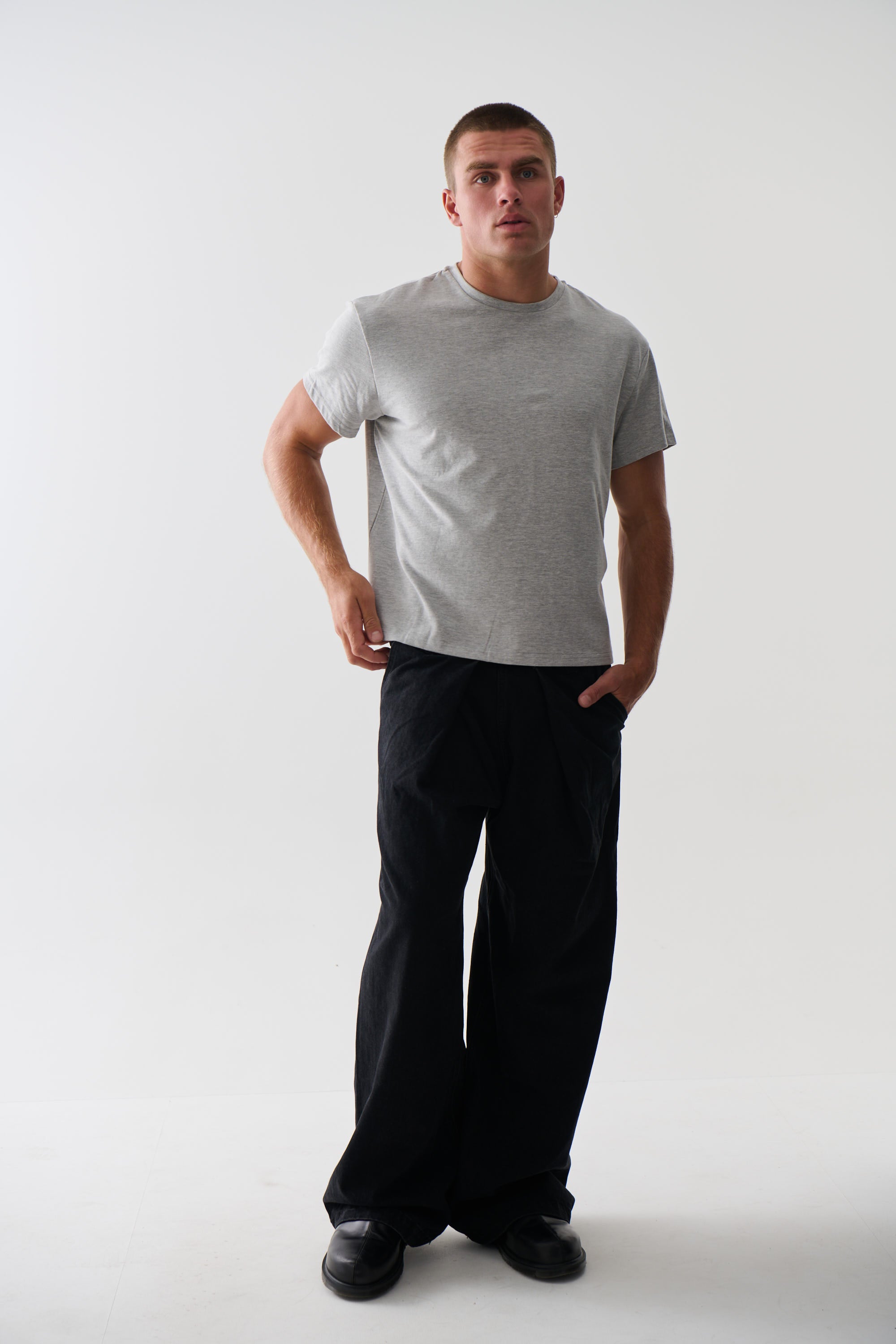 Roland Stretch Tee Grey