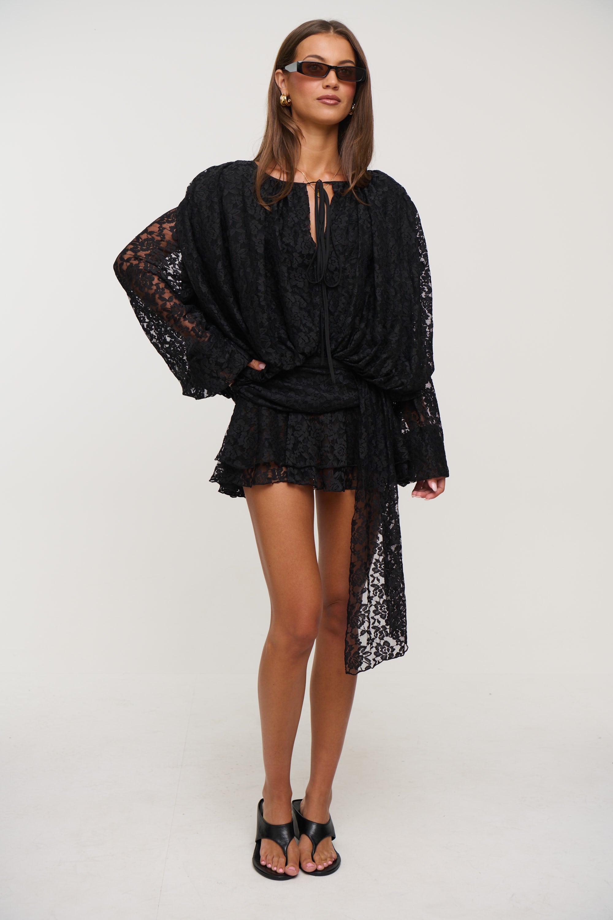 Elements Mini Dress Noir