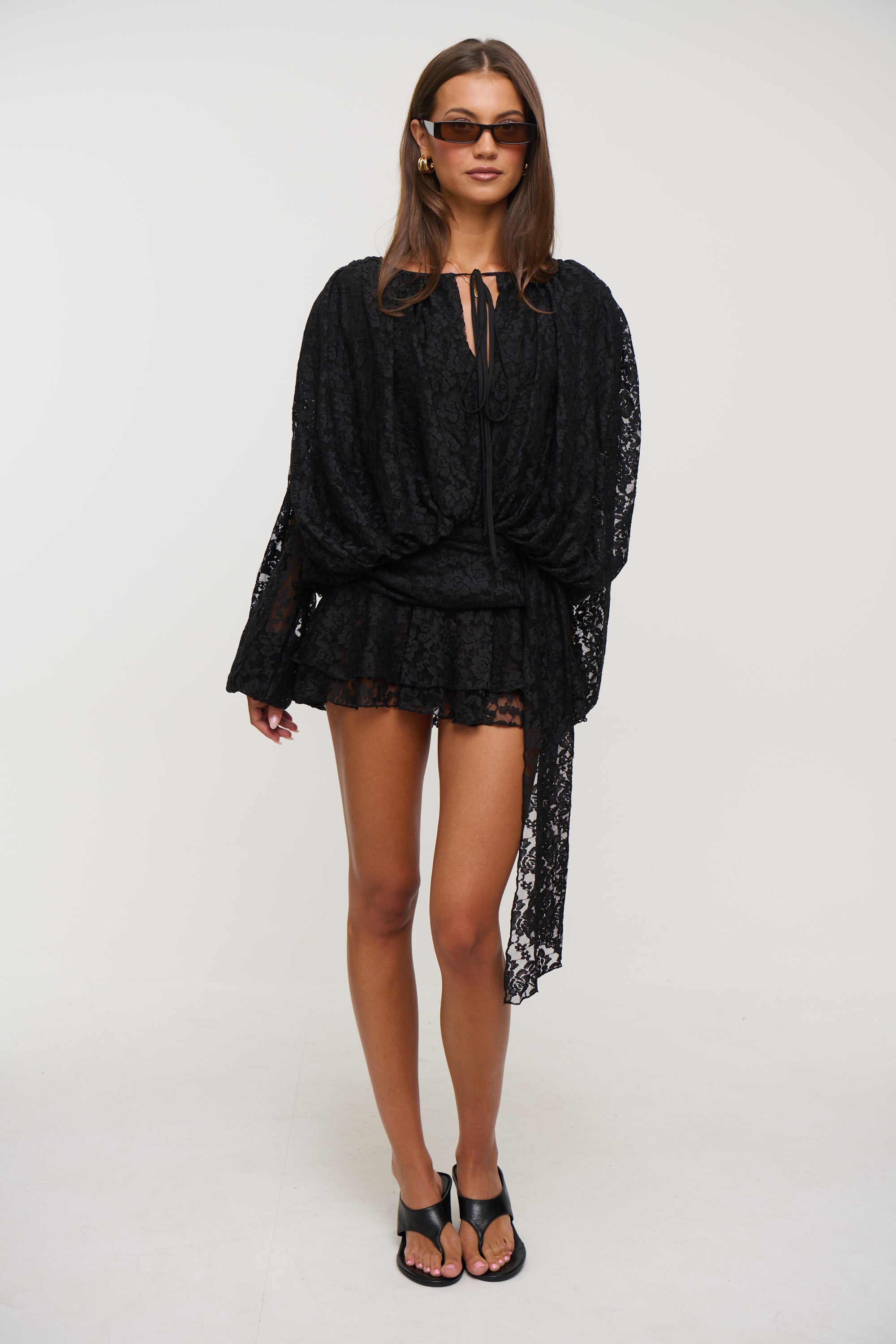 Elements Mini Dress Noir