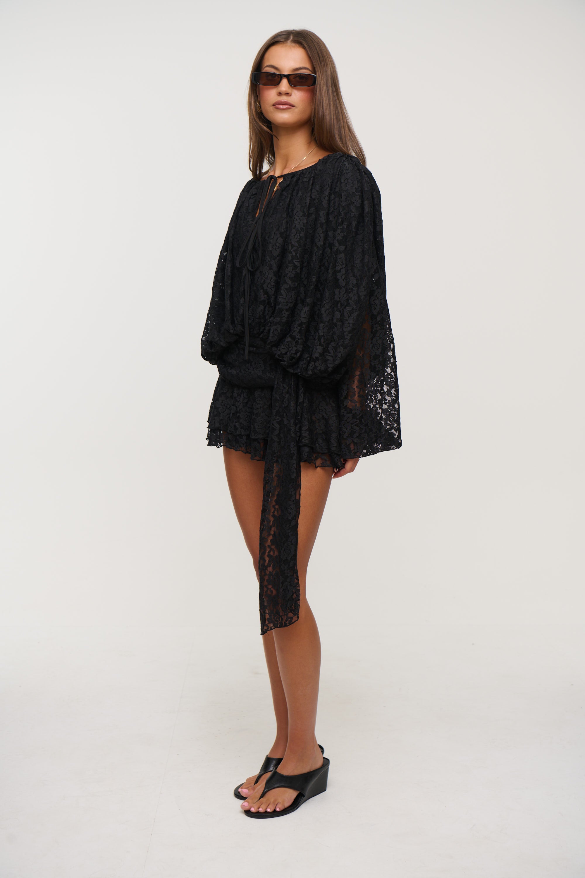 Elements Mini Dress Noir