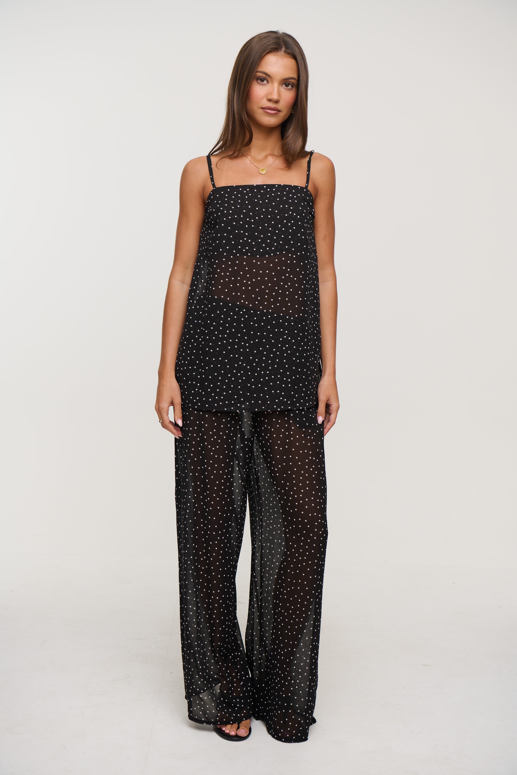 Wilma Sheer Set Black