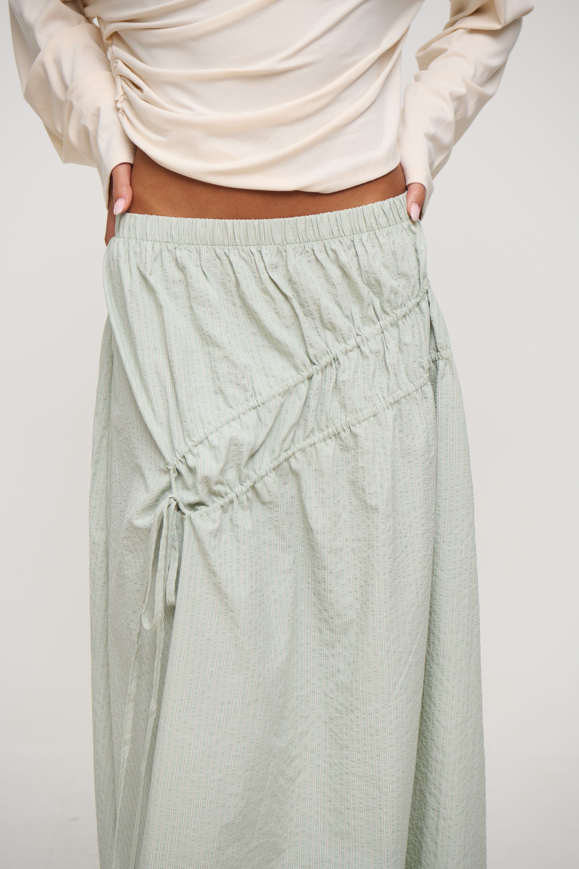 Nixon Maxi Skirt Sage