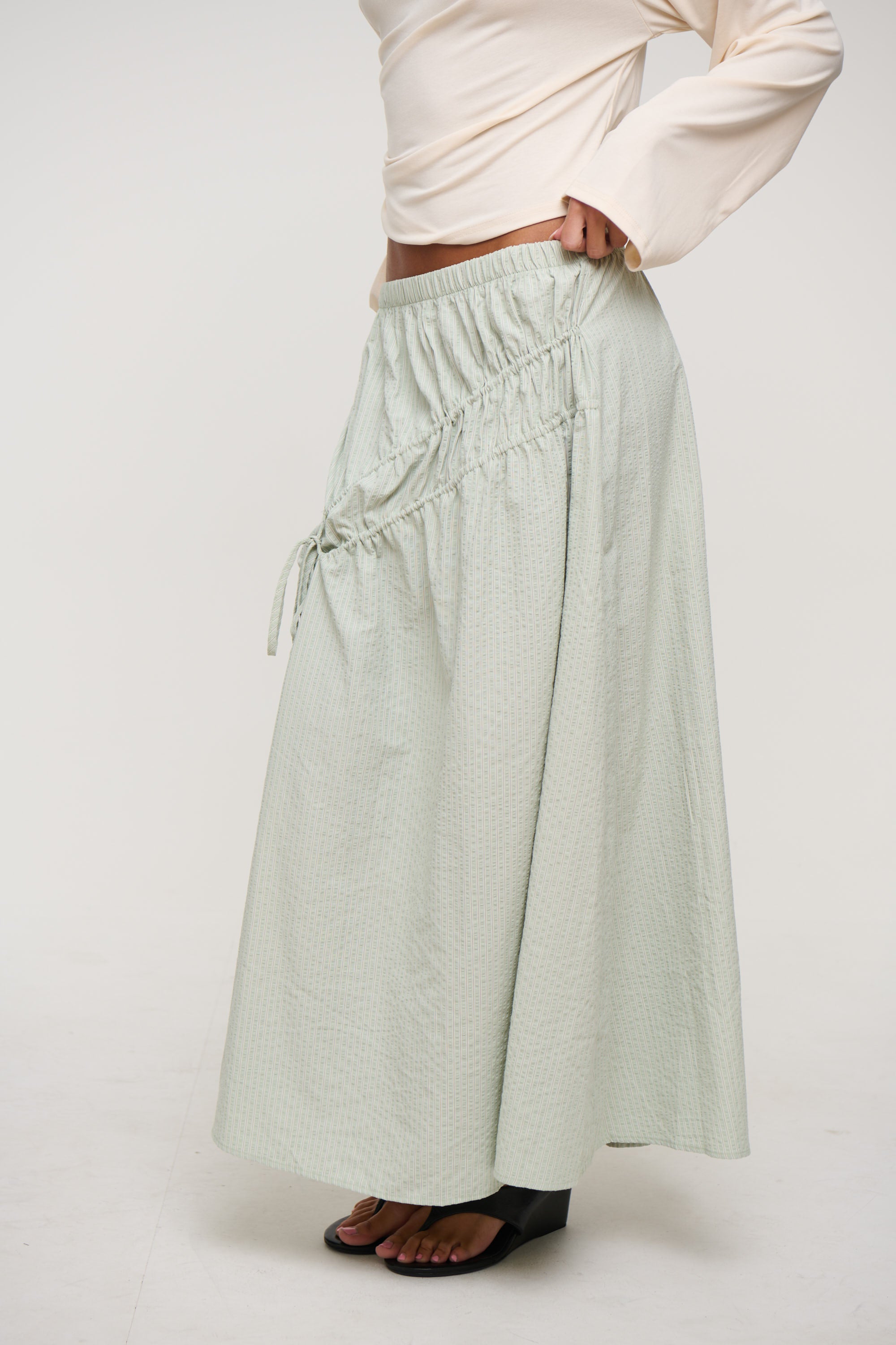 Nixon Maxi Skirt Sage