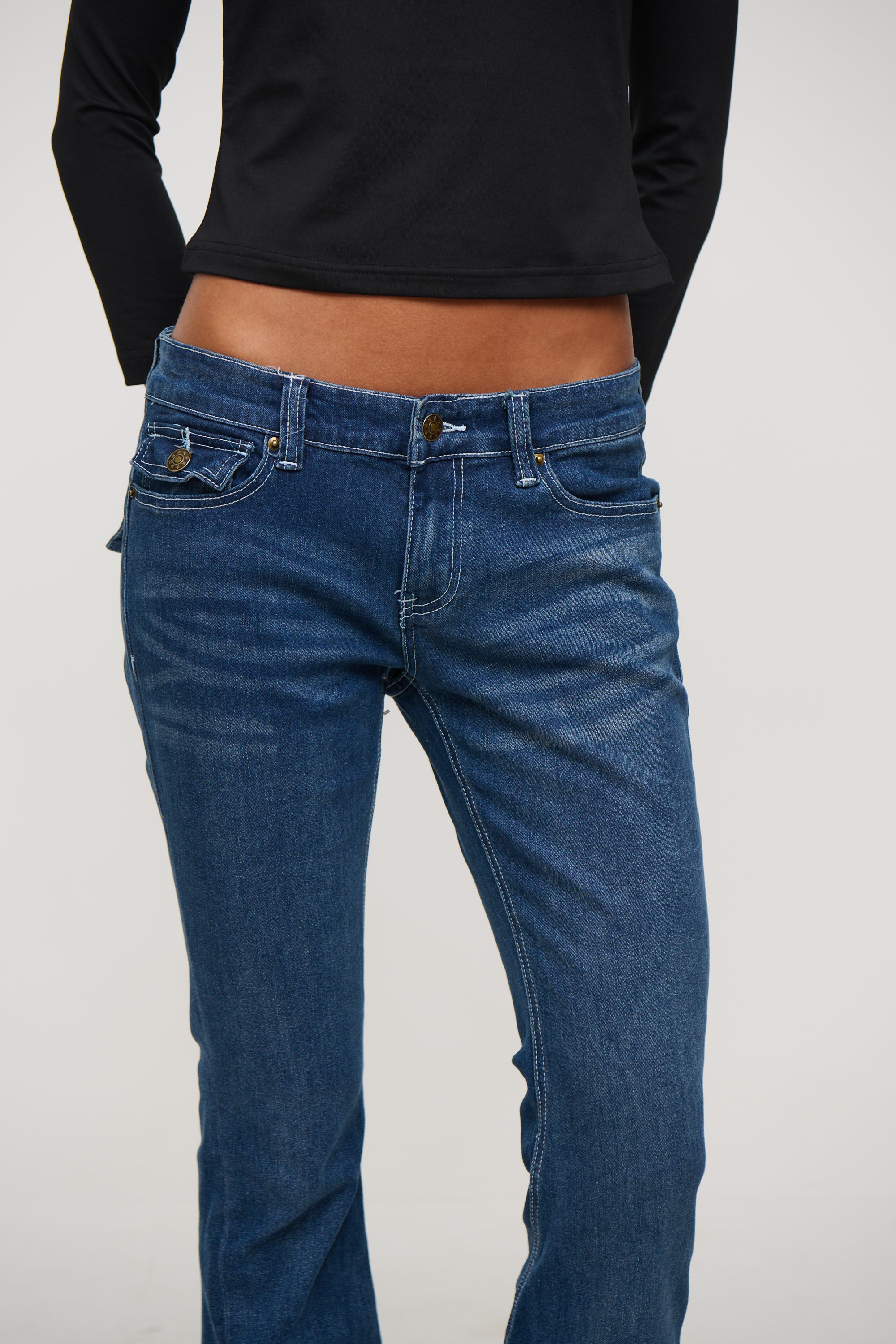 Mary-Kate Jean Mid Blue