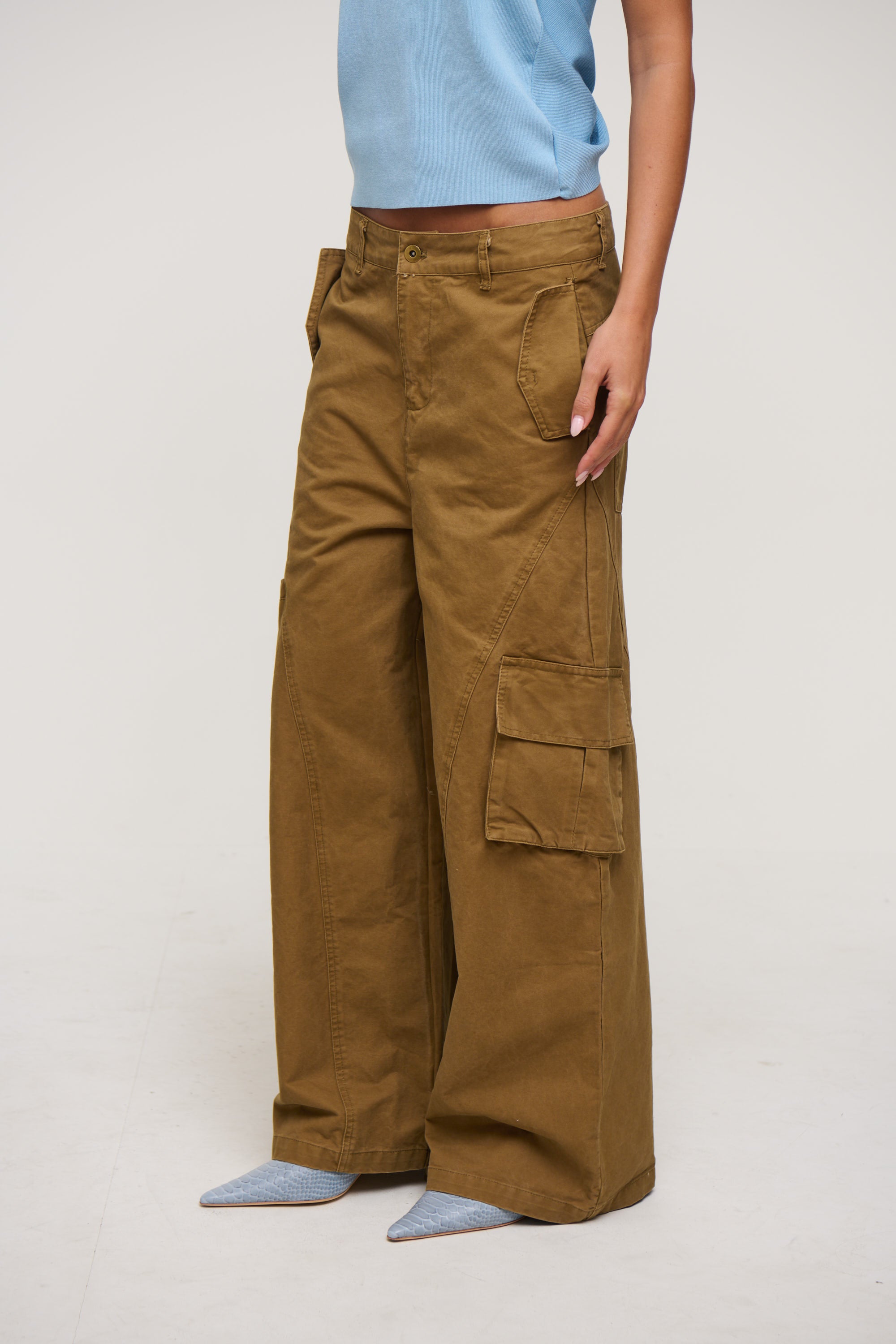 Valentina Cargo Pant Army