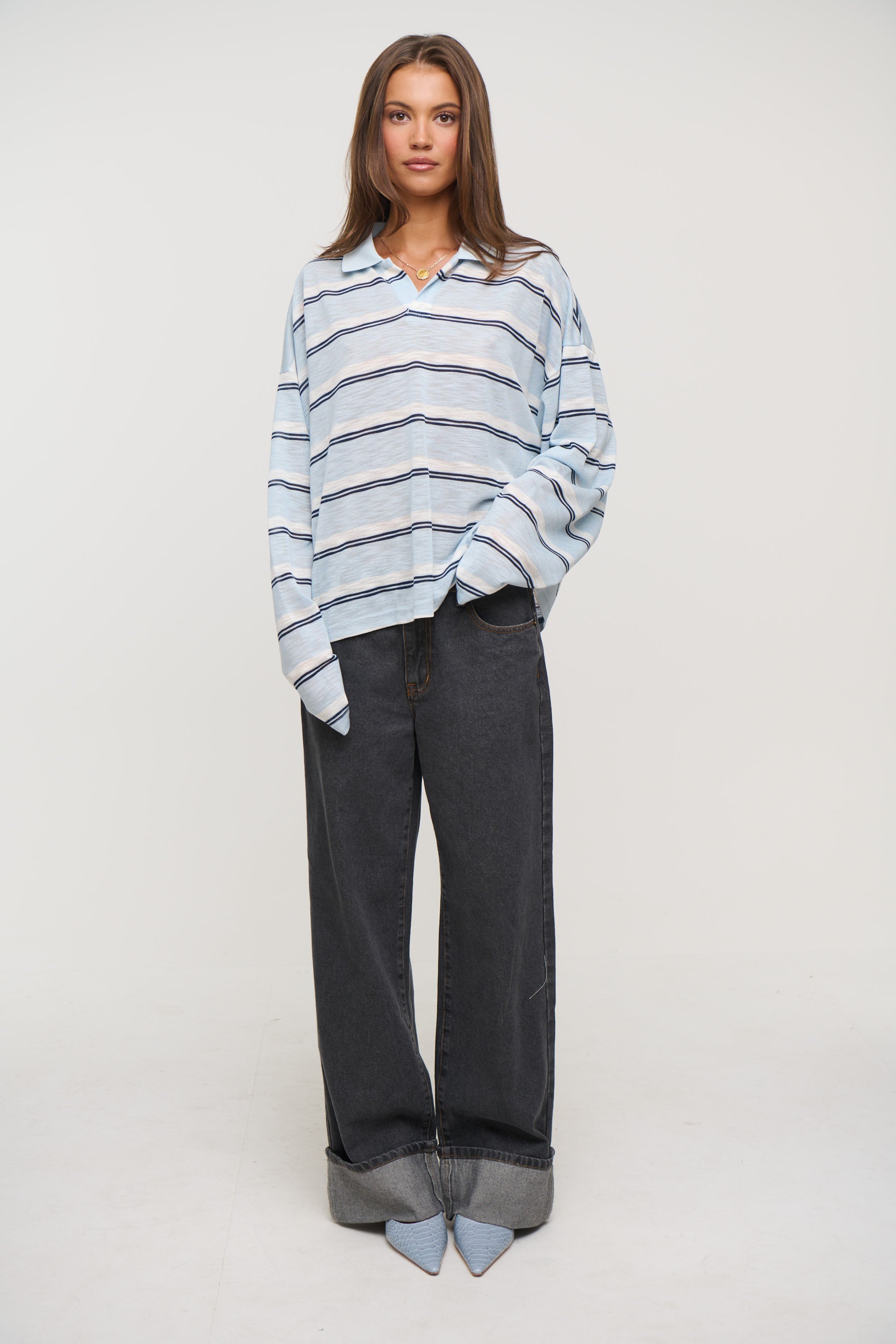 Rebels Jersey Baby Blue Stripe