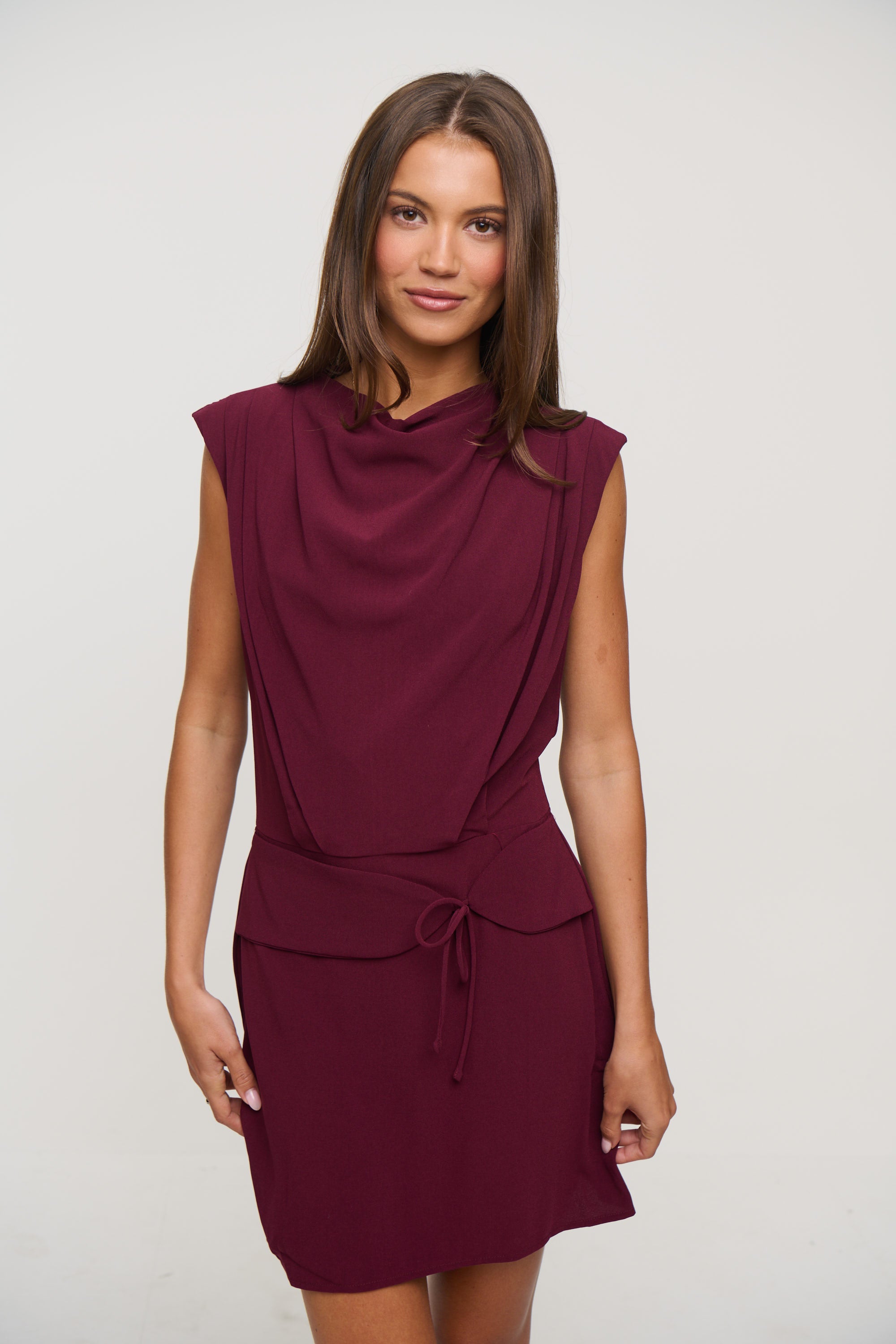 Ailani Mini Dress Wine