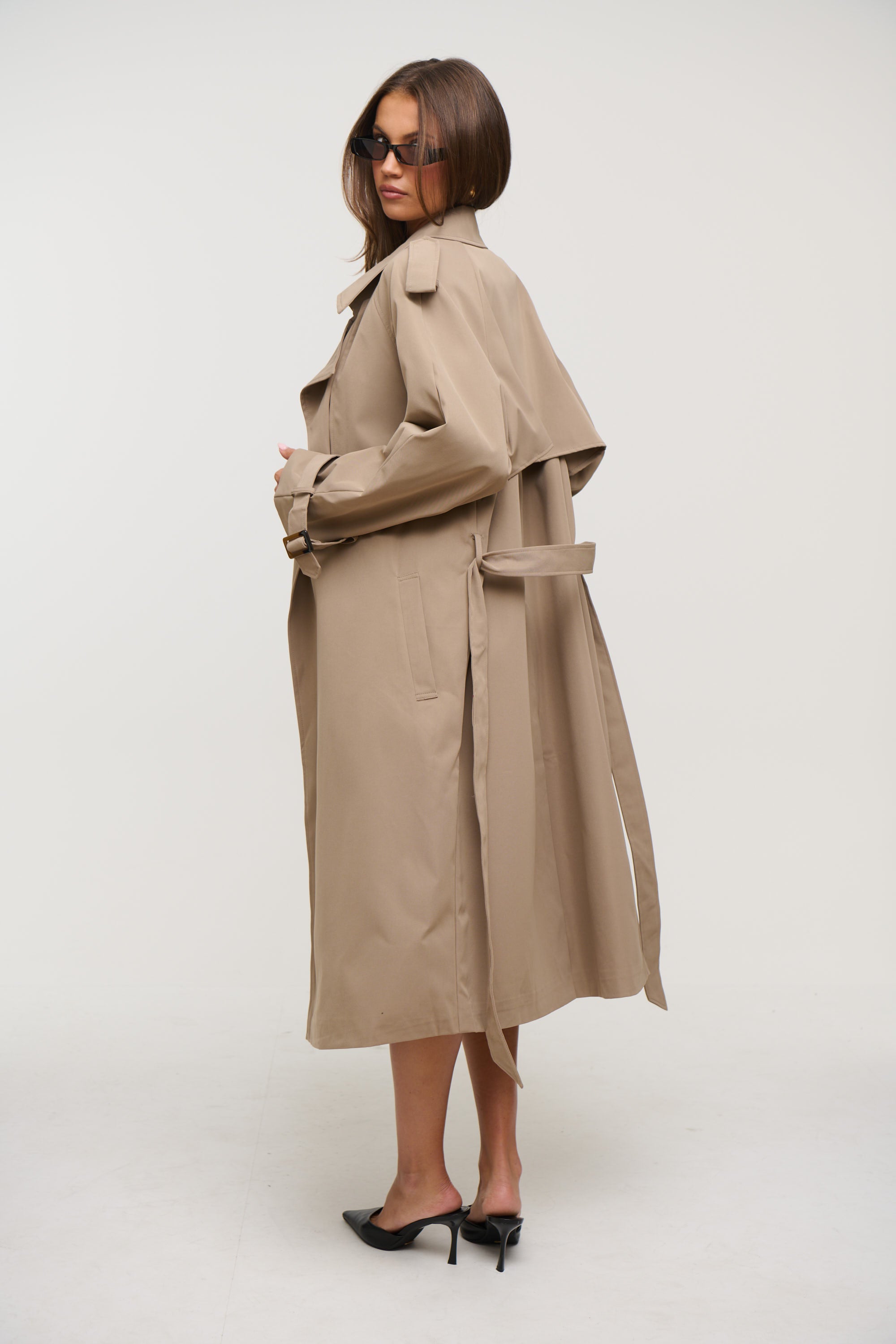 Darci Trench Mocha