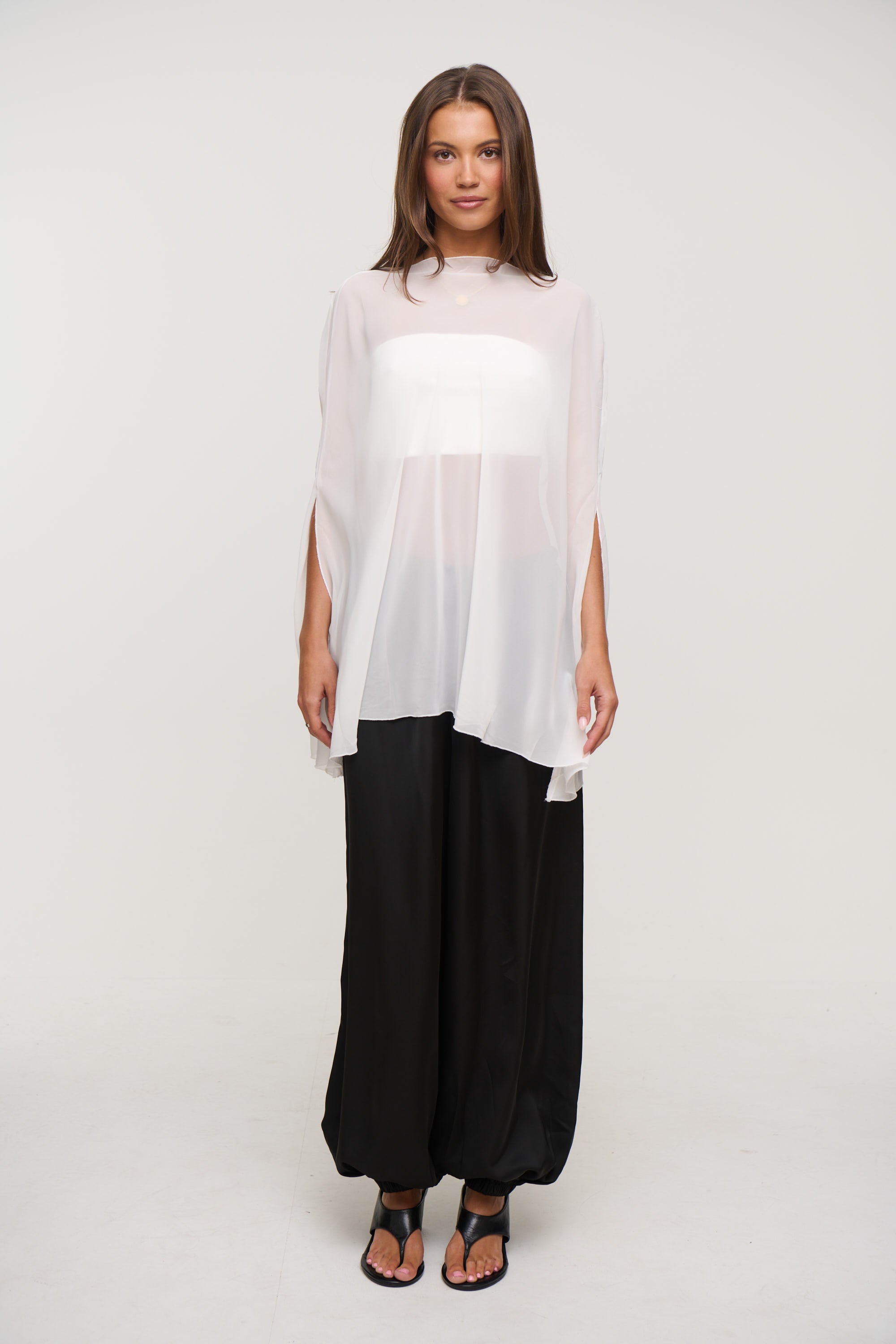 Aura Poncho Porcelain