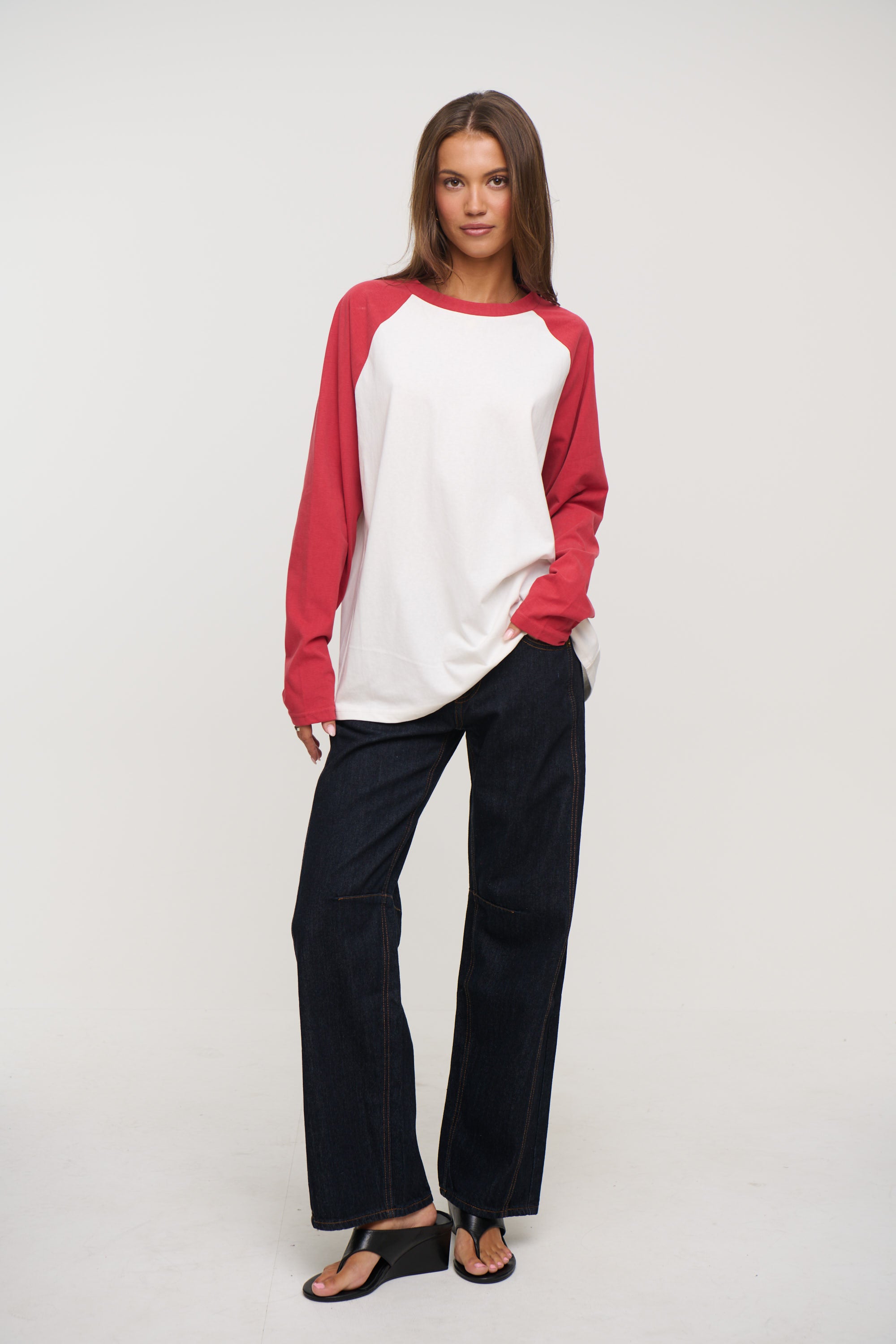 Kravitz Baseball Tee Crimson