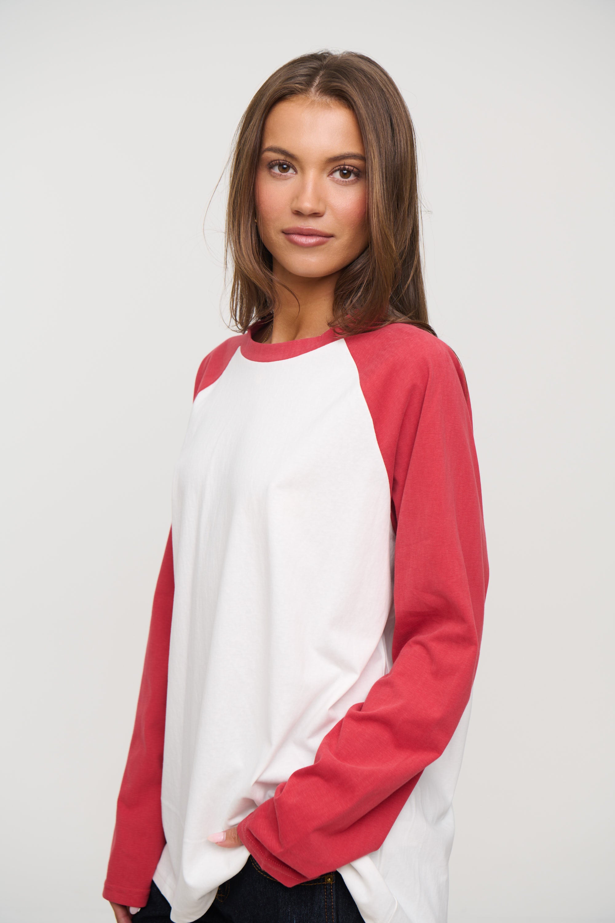 Kravitz Baseball Tee Crimson