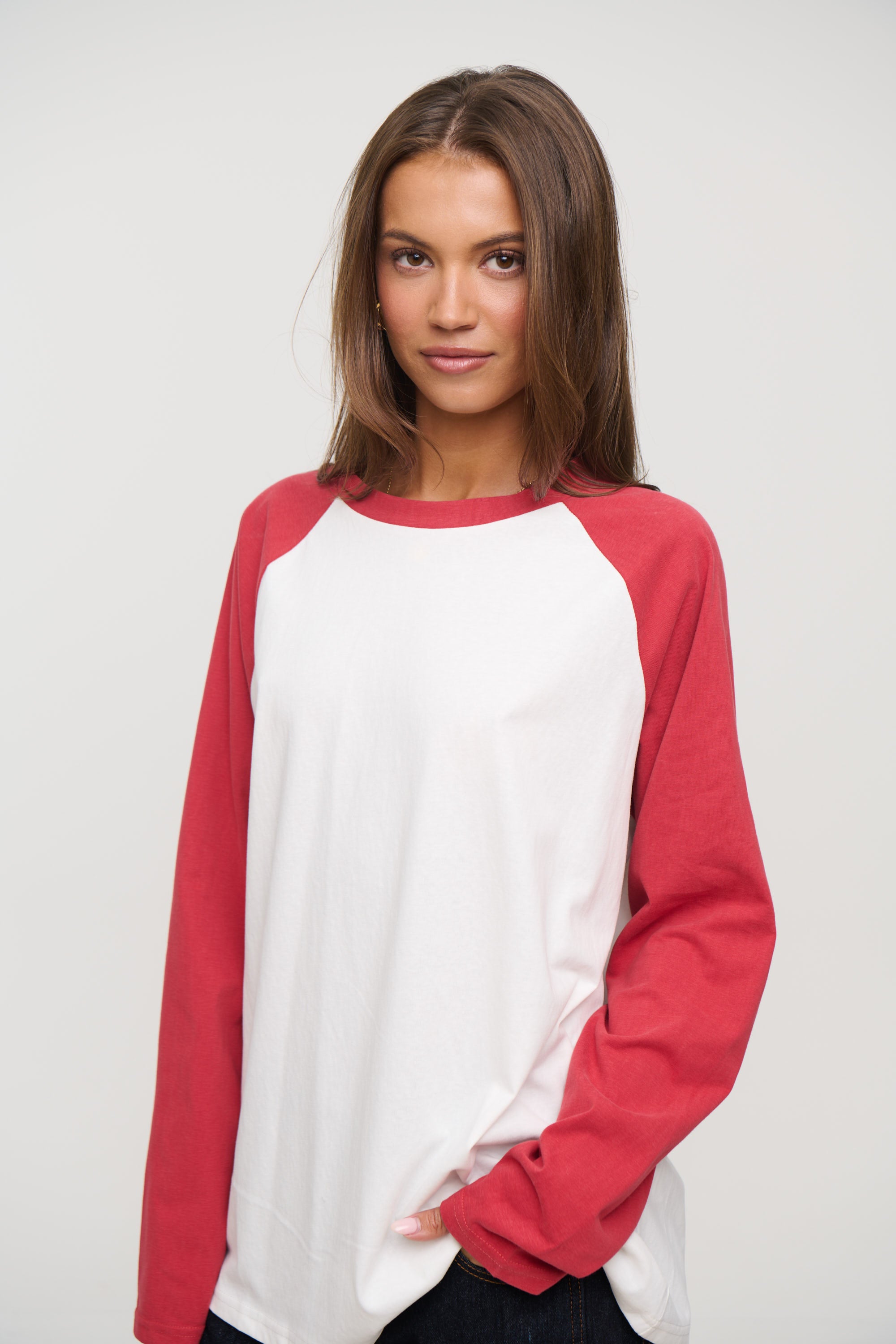 Kravitz Baseball Tee Crimson