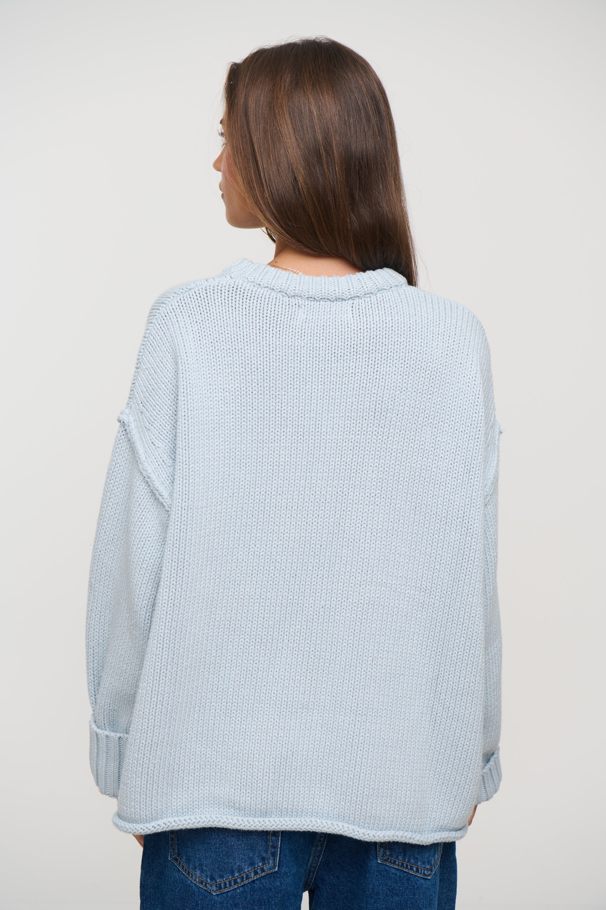 Nikova Knit Jumper Sky
